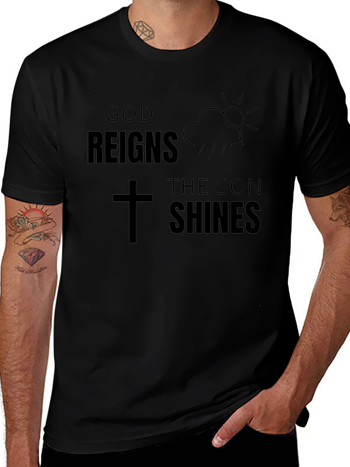 God Reigns Christian T-Shirt