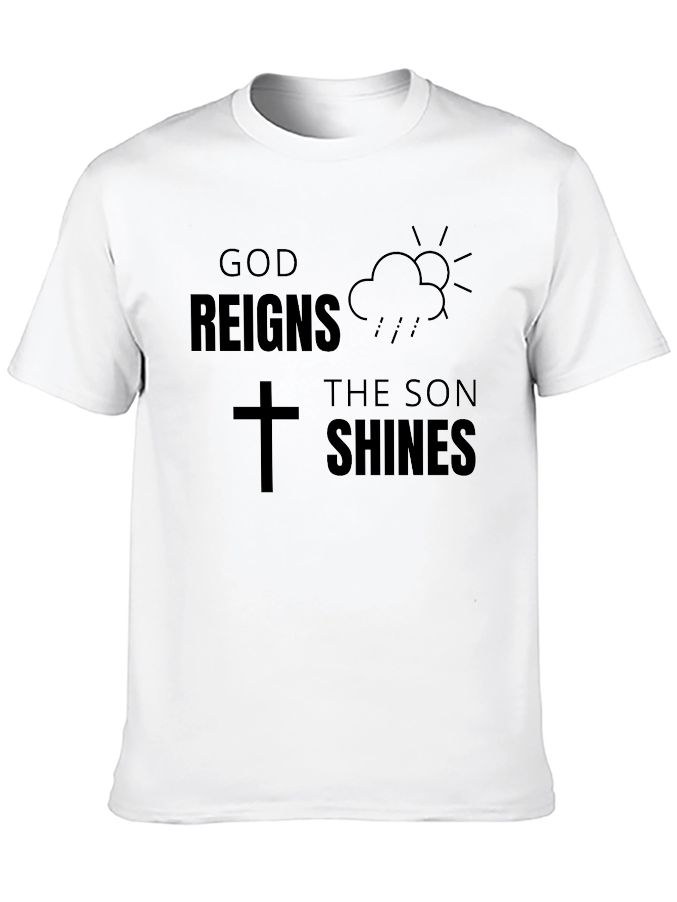 God Reigns Christian T-Shirt