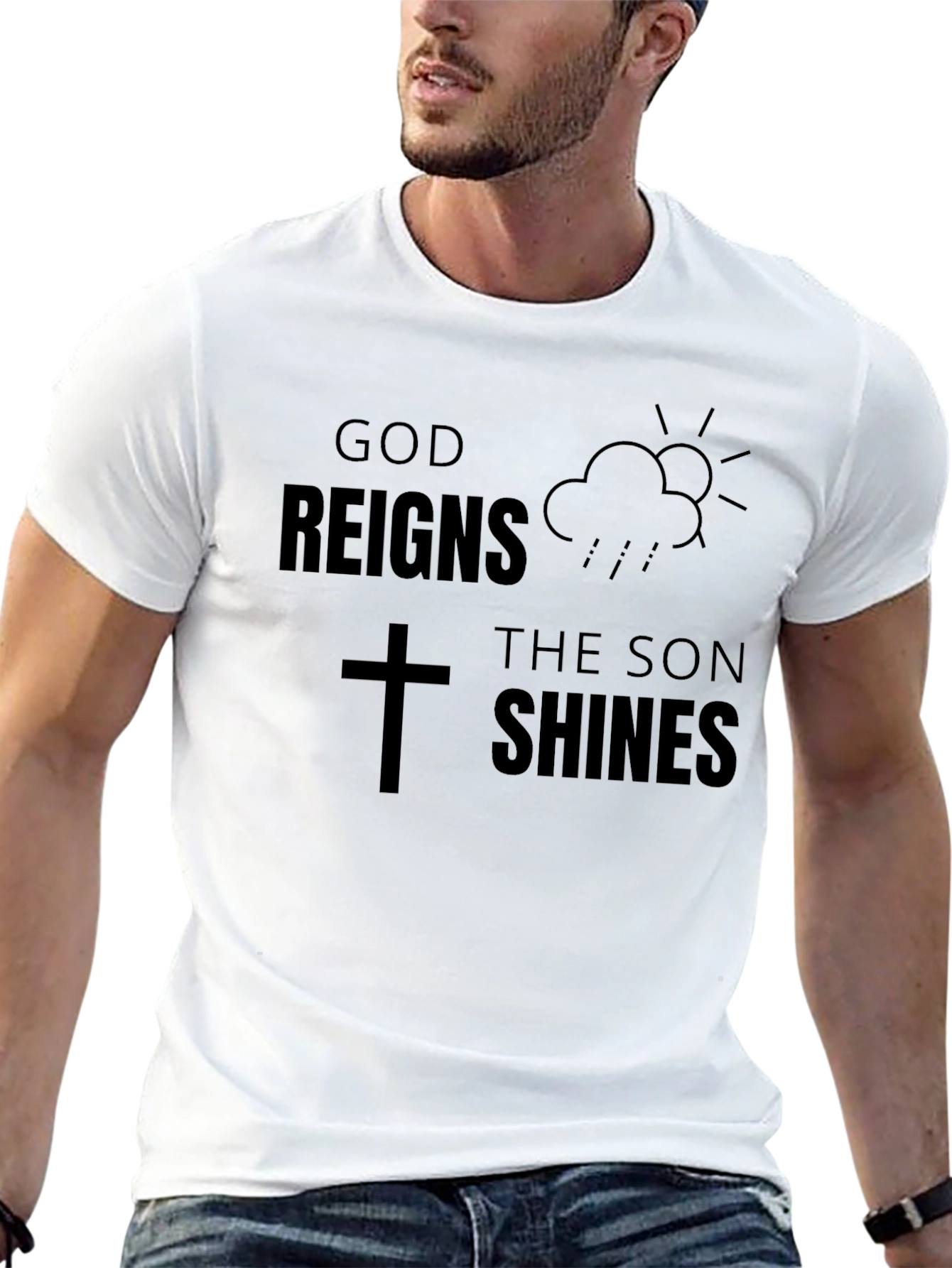 God Reigns Christian T-Shirt