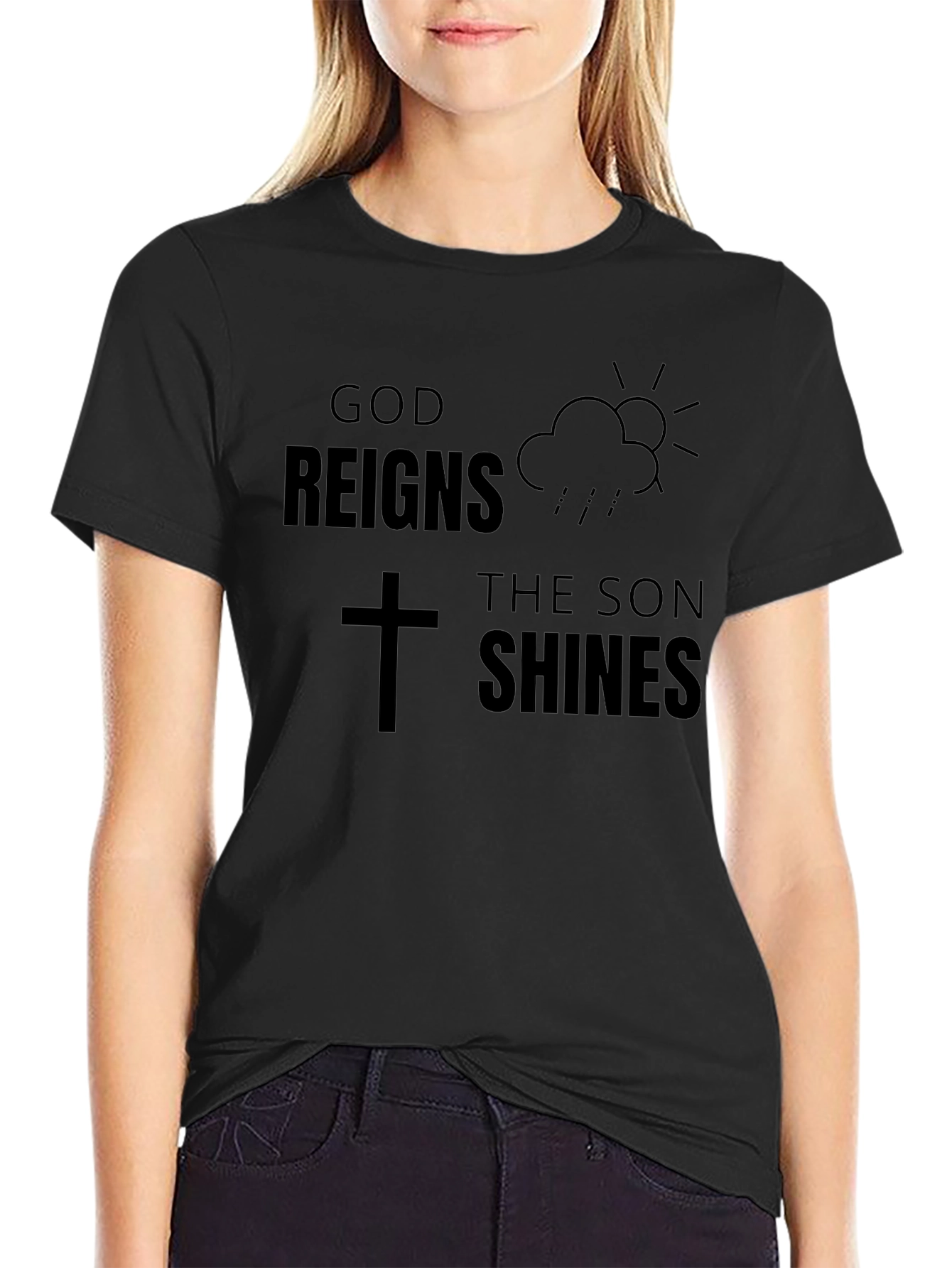 God Reigns Christian T-Shirt