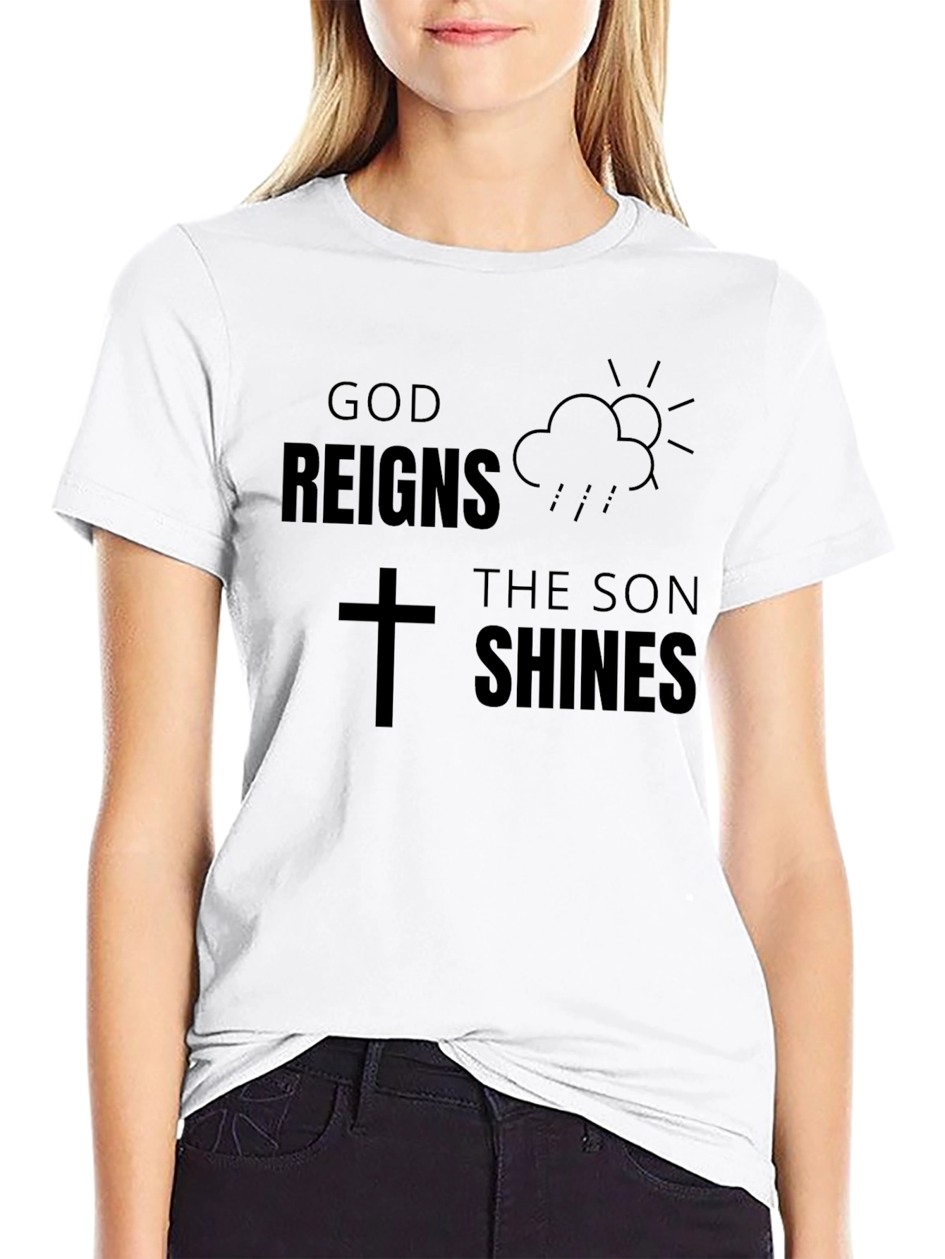 God Reigns Christian T-Shirt