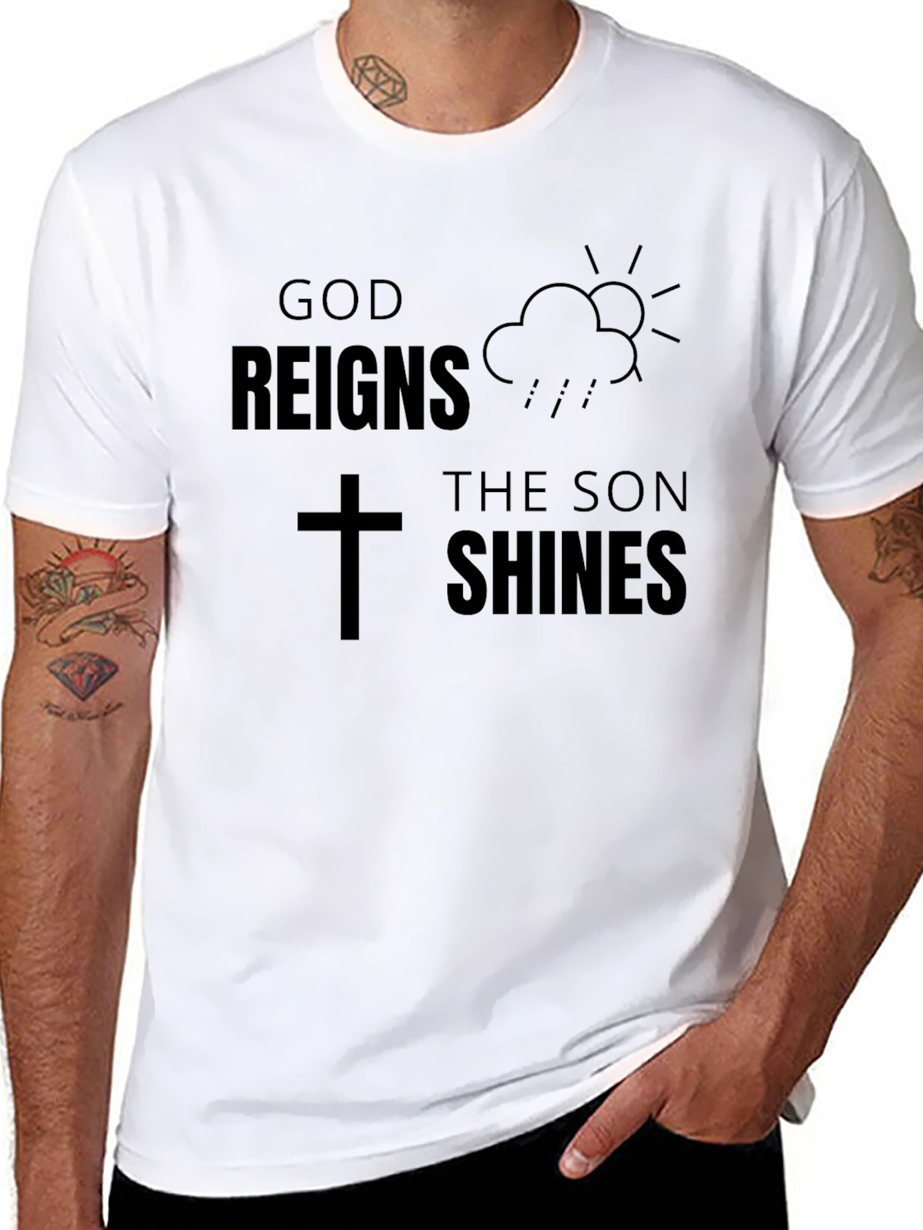 God Reigns Christian T-Shirt