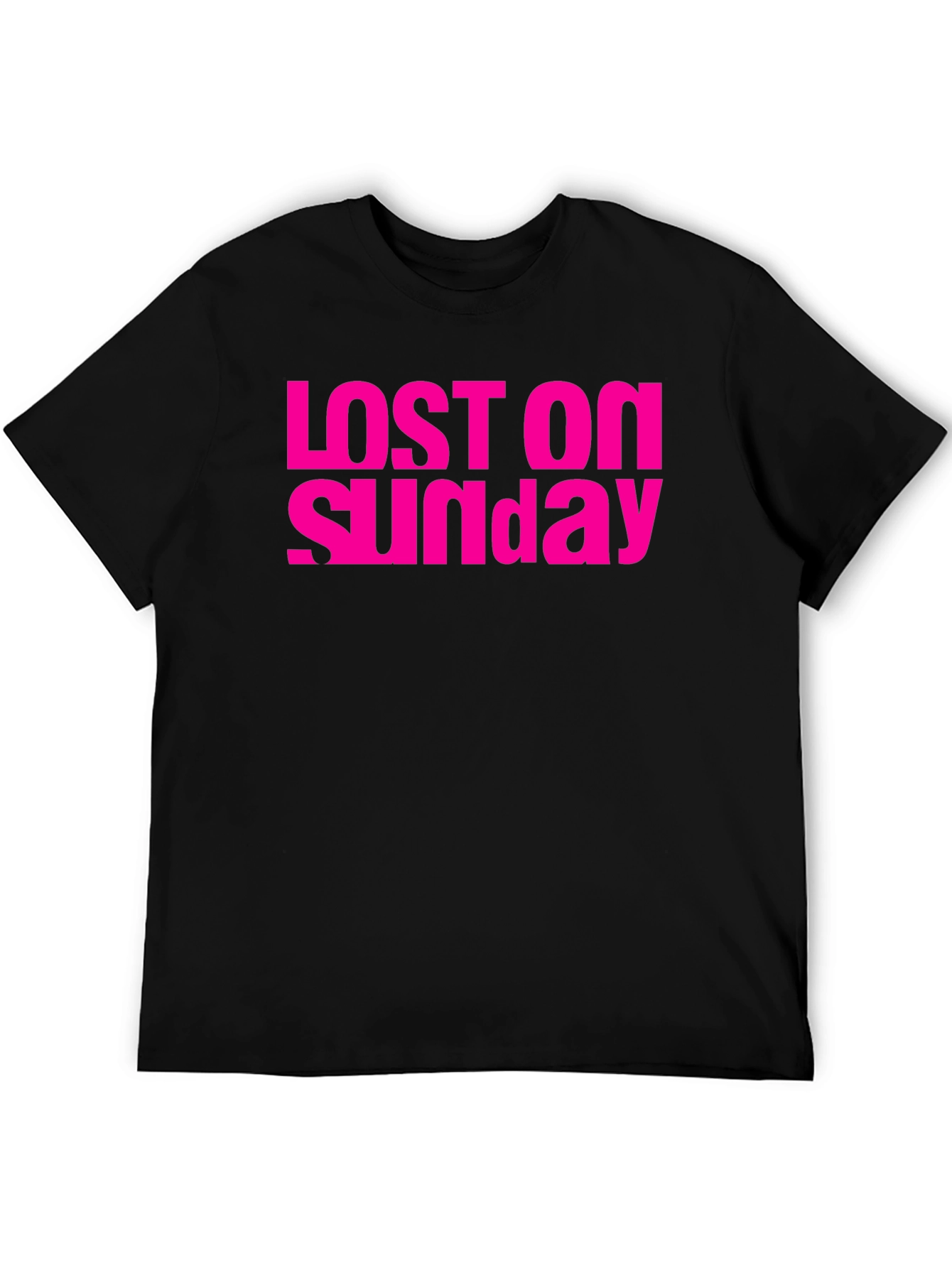 Lost On Sunday Graphic Tee - Stylish Everyday Wear
