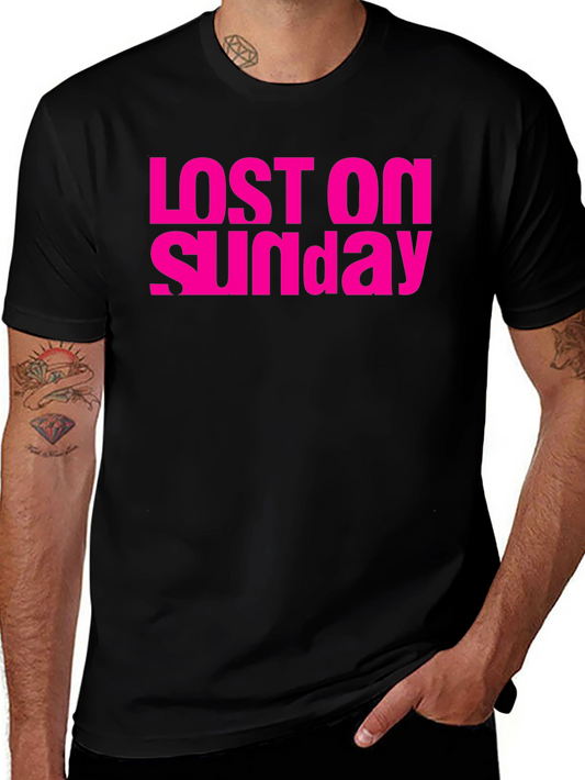 Lost On Sunday Graphic Tee - Stylish Everyday Wear