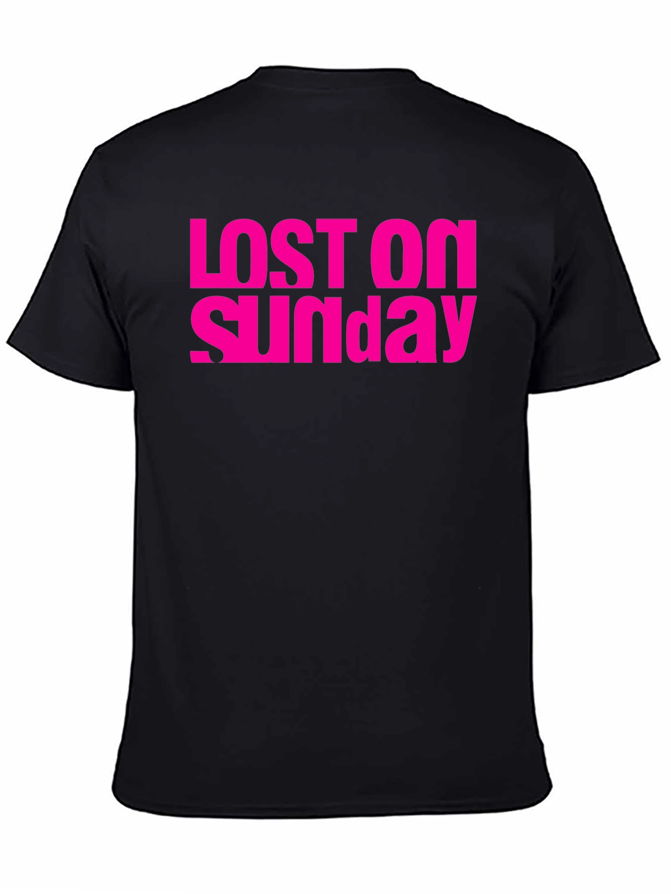 Lost On Sunday Graphic Tee - Stylish Everyday Wear