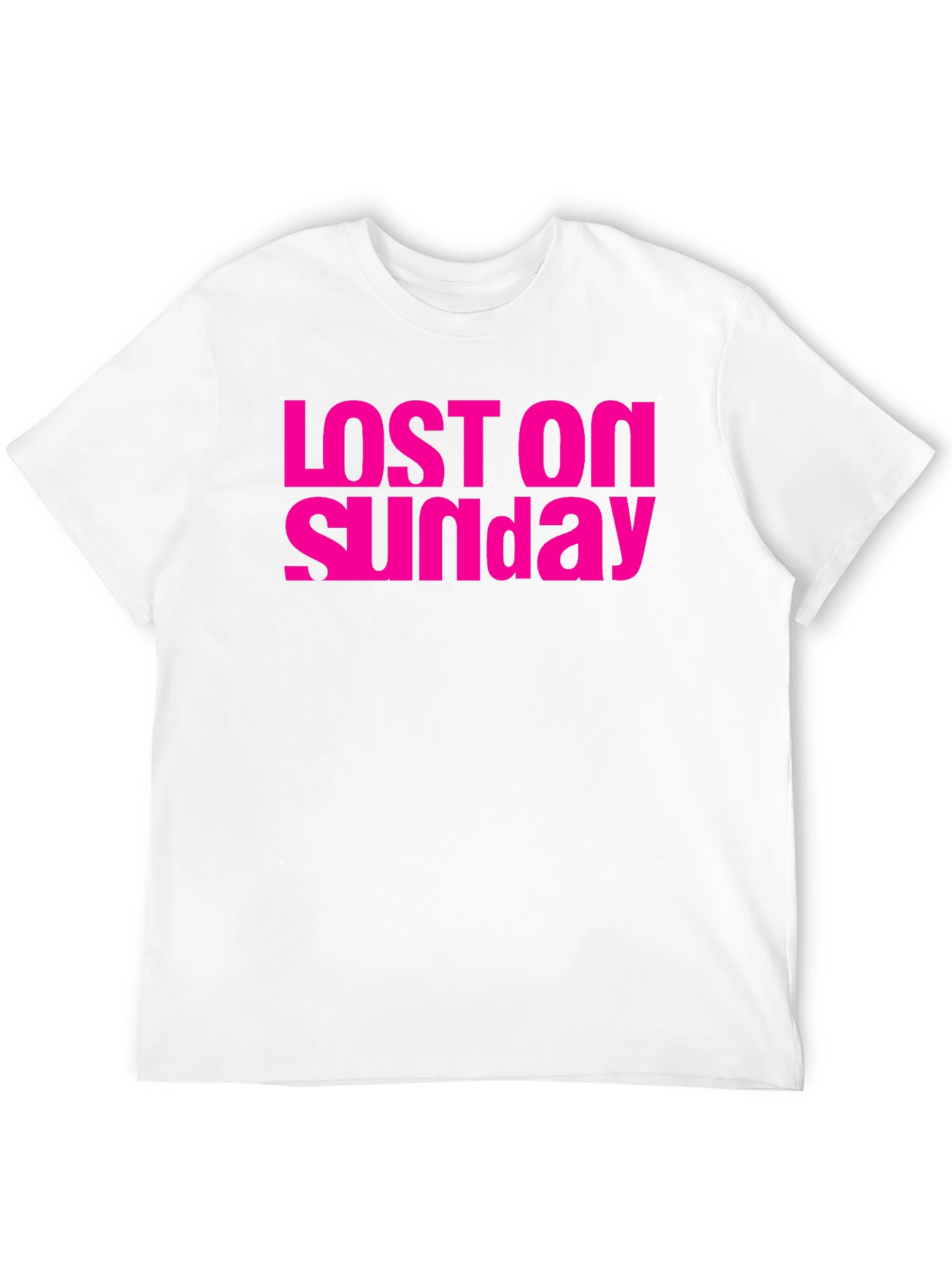 Lost On Sunday Graphic Tee - Stylish Everyday Wear