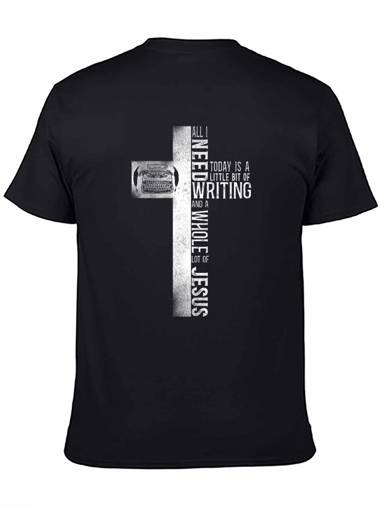 Writers Cross T-Shirt - Writing and Faith Apparel