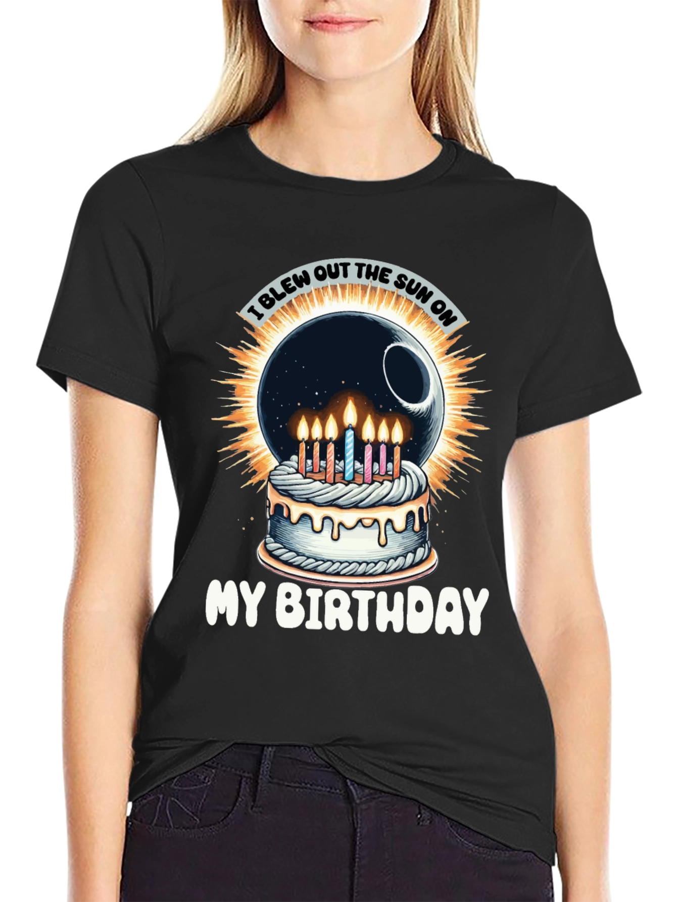 I Blew Out the Sun Birthday T-Shirt