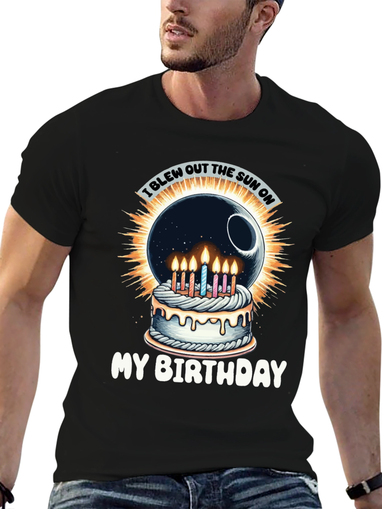 I Blew Out the Sun Birthday T-Shirt