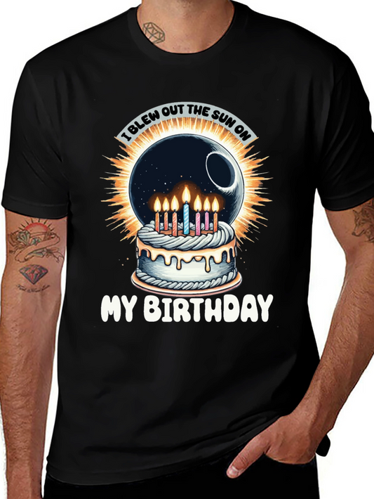 I Blew Out the Sun Birthday T-Shirt