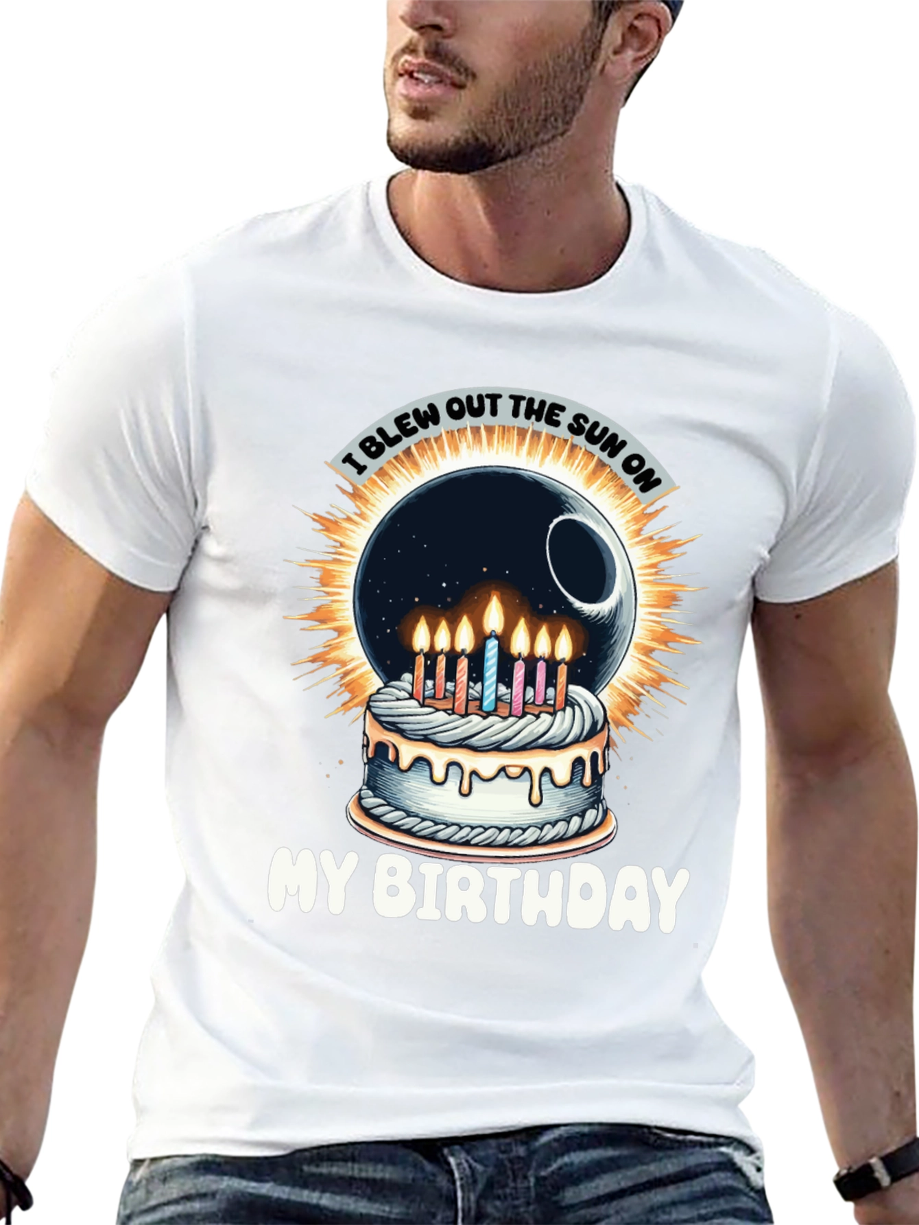 I Blew Out the Sun Birthday T-Shirt