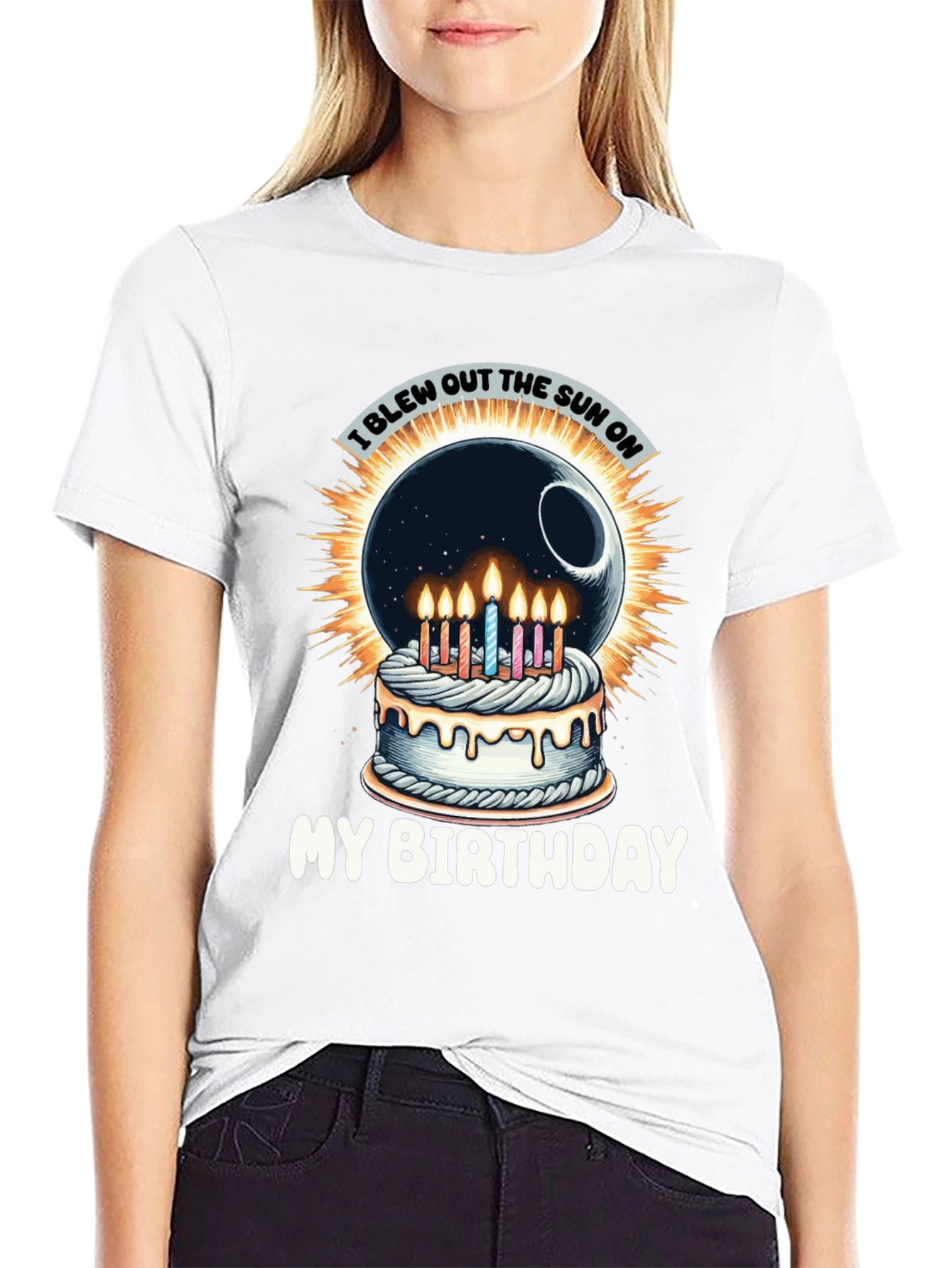 I Blew Out the Sun Birthday T-Shirt