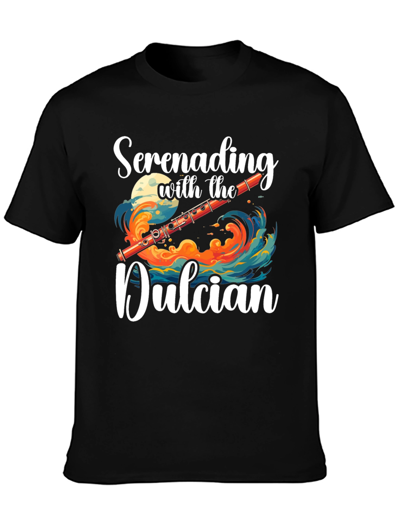 Serenading Dulcian Graphic Tee - Music Lovers T-Shirt