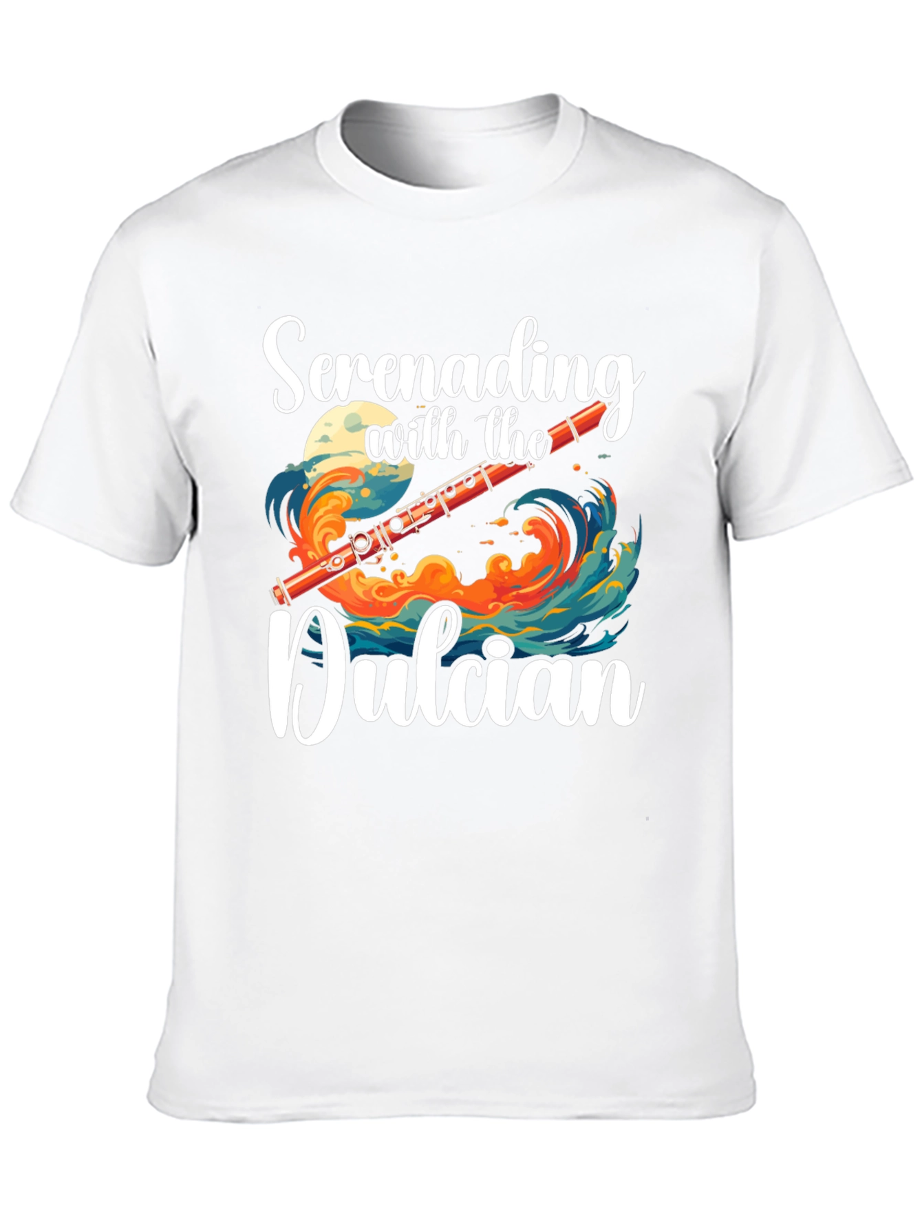 Serenading Dulcian Graphic Tee - Music Lovers T-Shirt