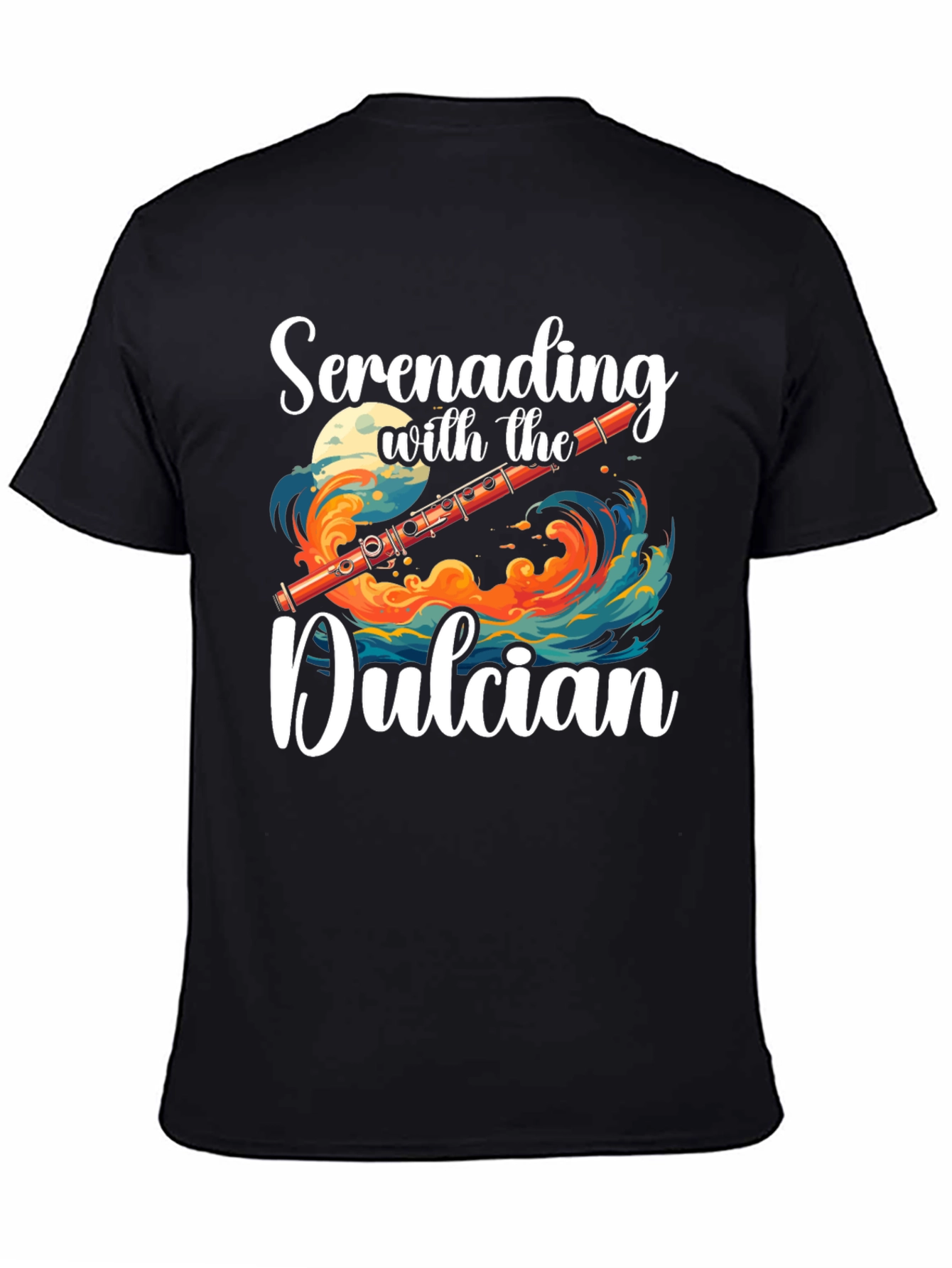 Serenading Dulcian Graphic Tee - Music Lovers T-Shirt