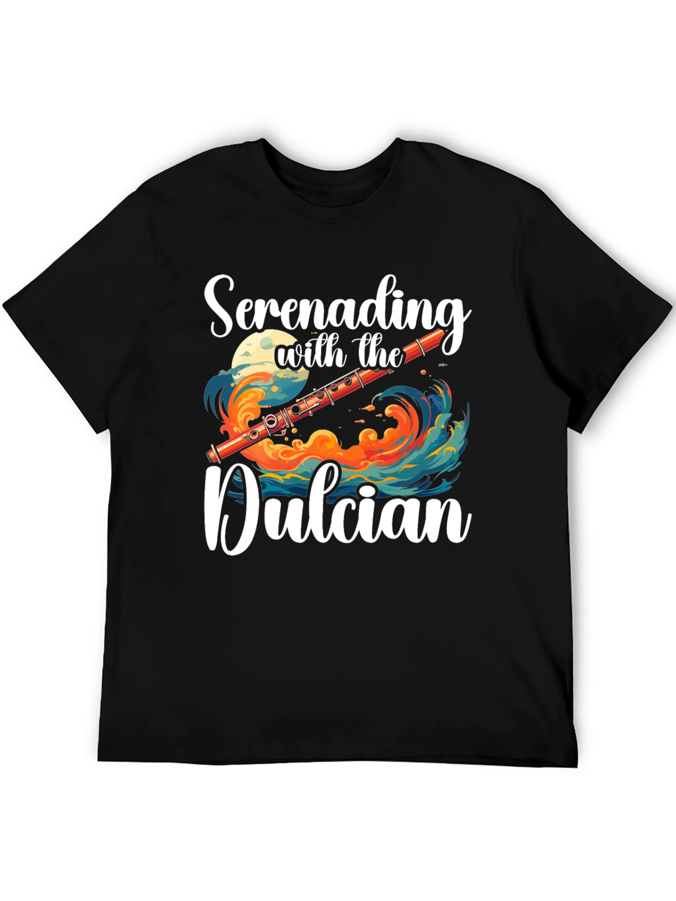 Serenading Dulcian Graphic Tee - Music Lovers T-Shirt