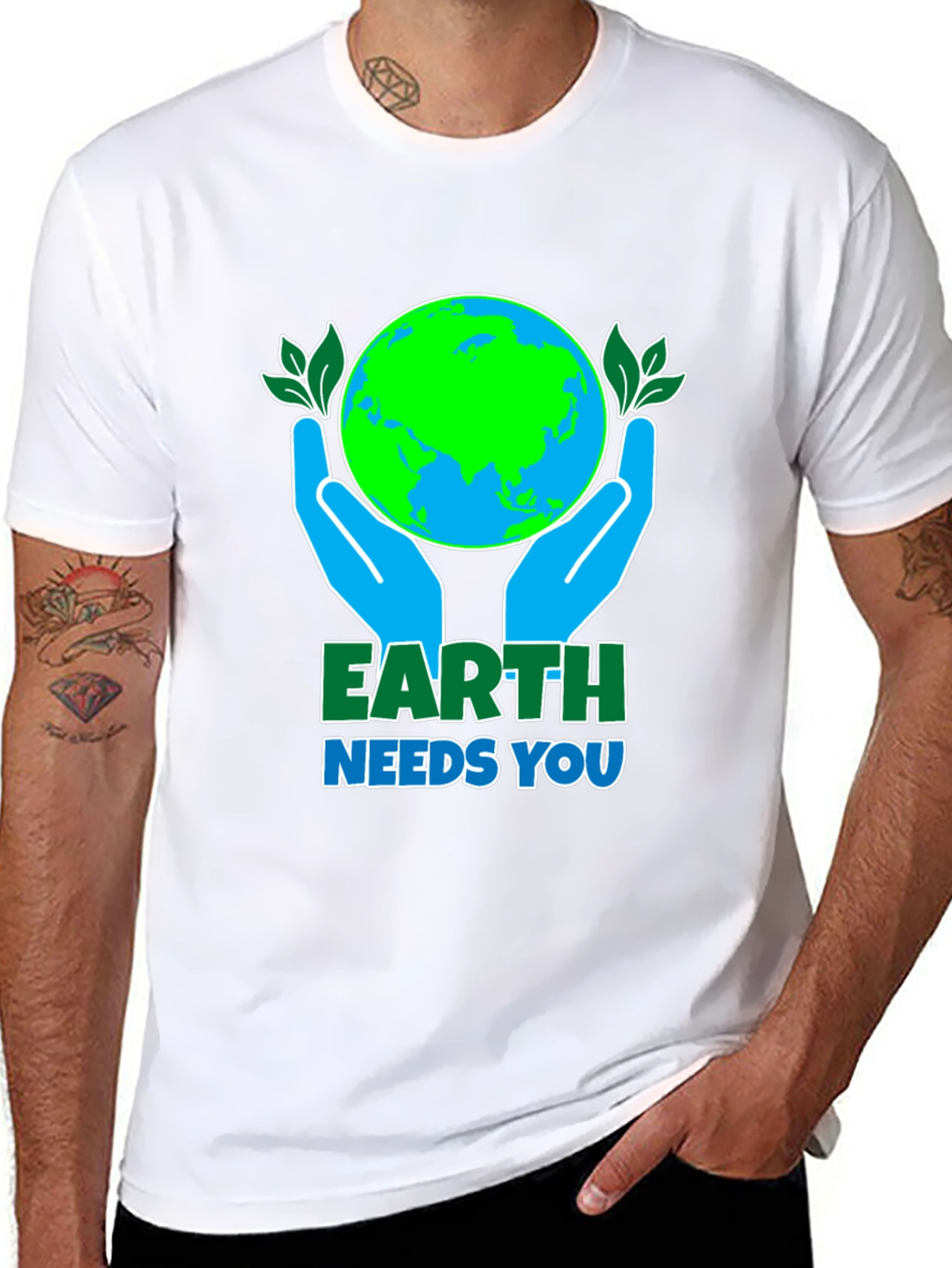 Earth Needs You T-Shirt - Environmental Awareness Tee