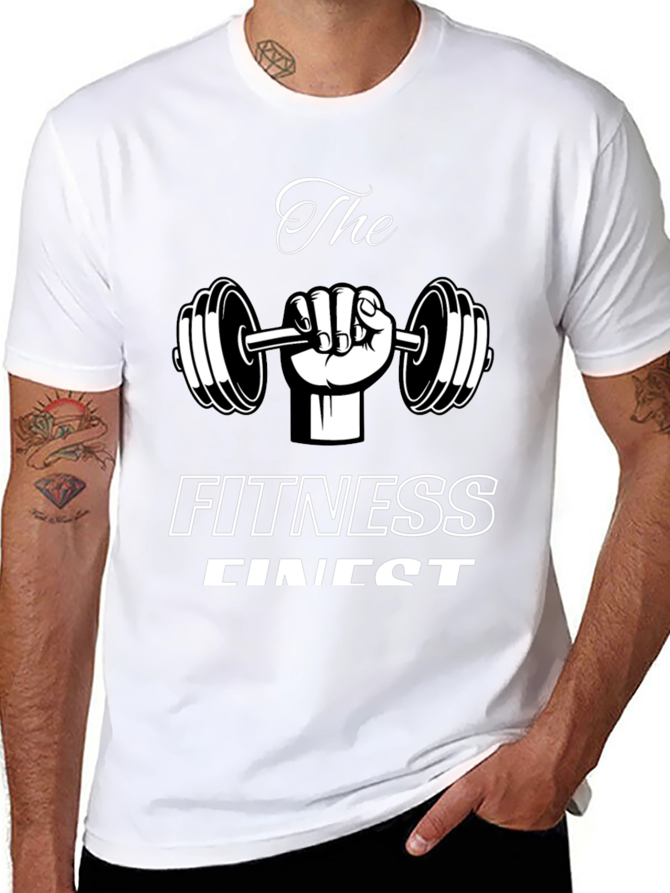 The Fitness Finest Graphic T-Shirt
