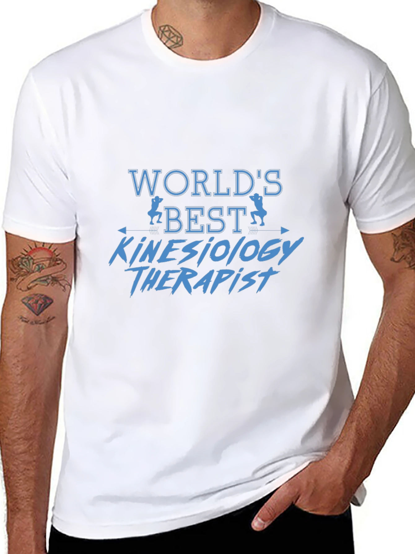 Worlds Best Kinesiology Therapist Black T-Shirt