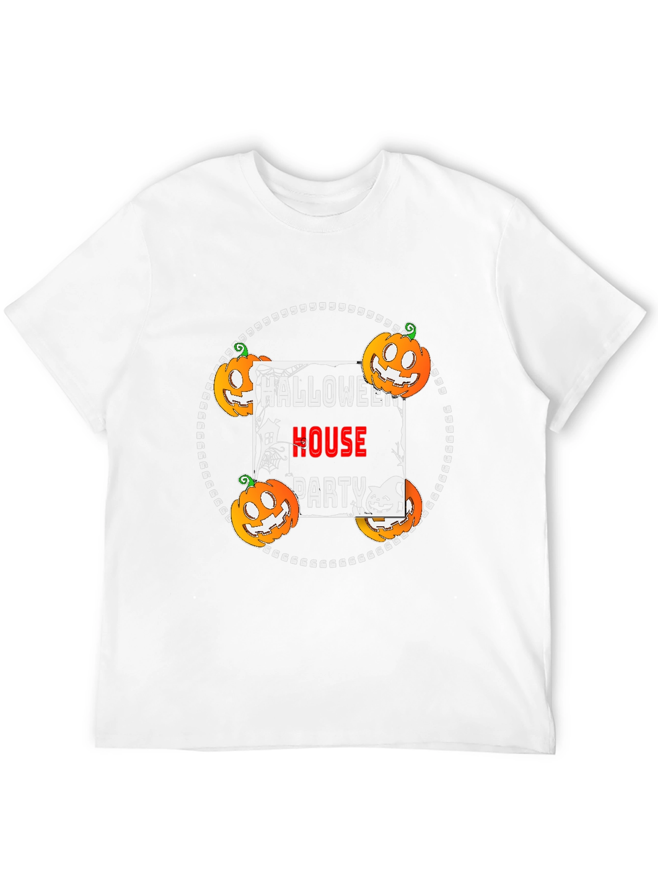 Halloween House Party Black T-Shirt