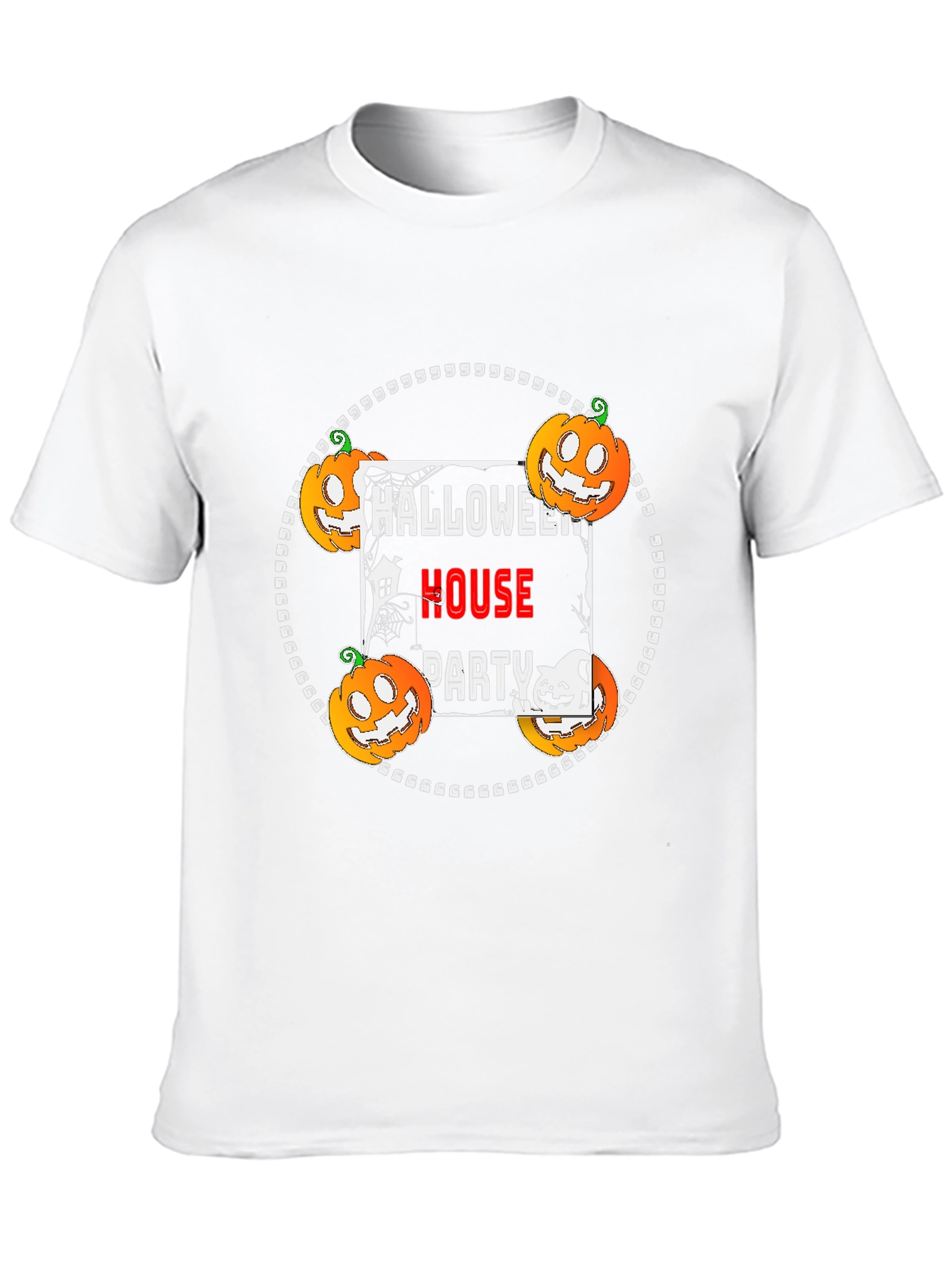Halloween House Party Black T-Shirt