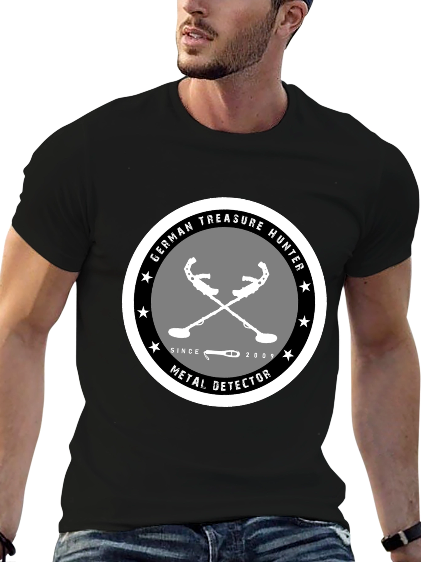 German Treasure Hunter Metal Detector T-Shirt