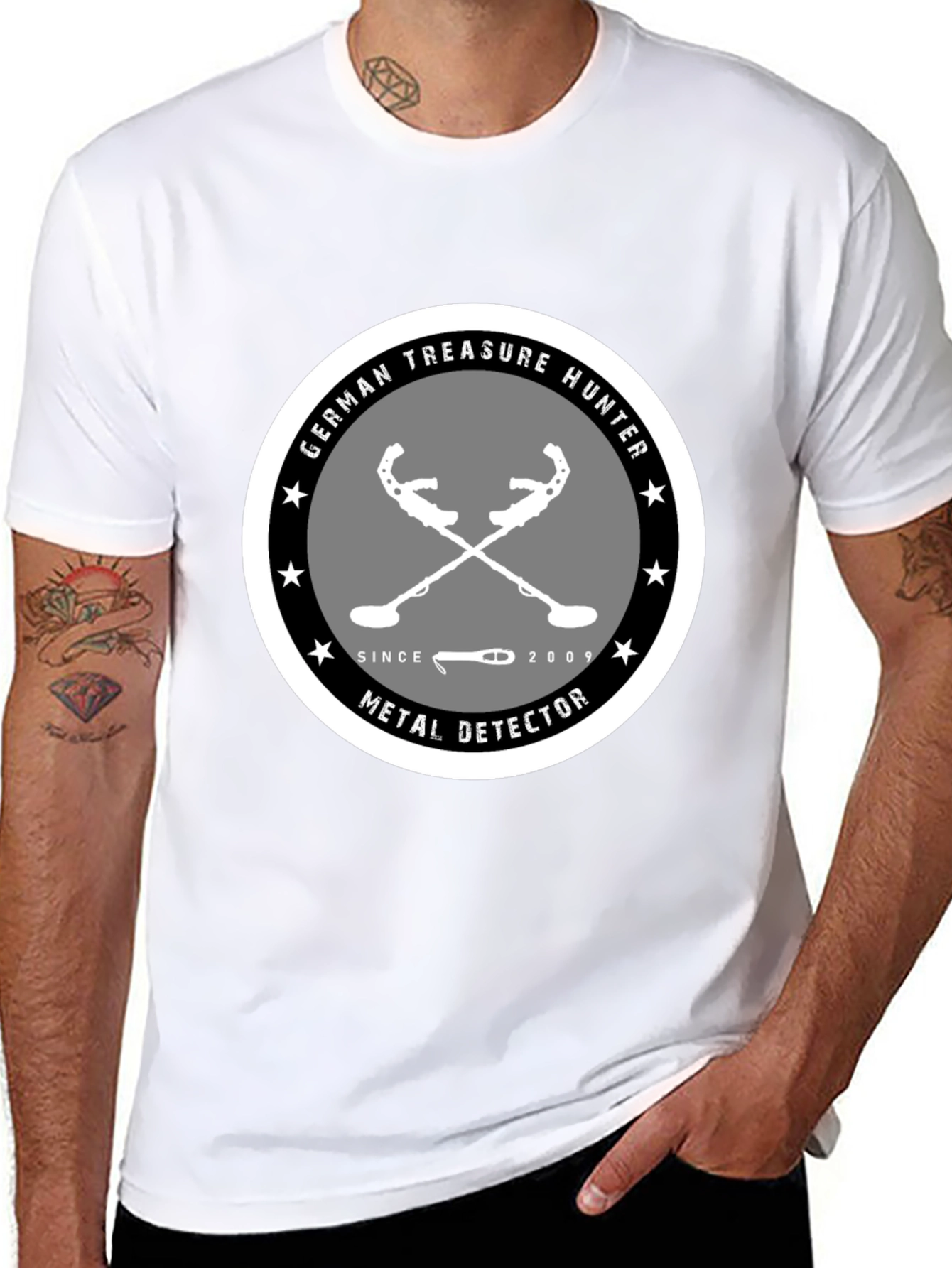 German Treasure Hunter Metal Detector T-Shirt