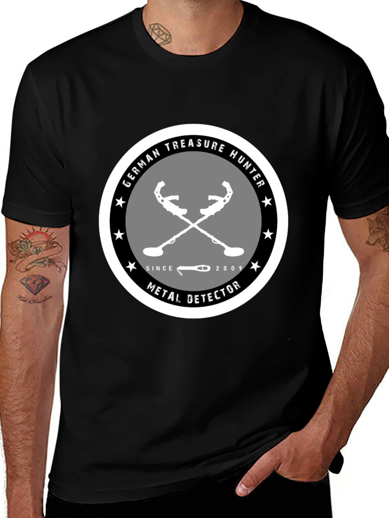German Treasure Hunter Metal Detector T-Shirt