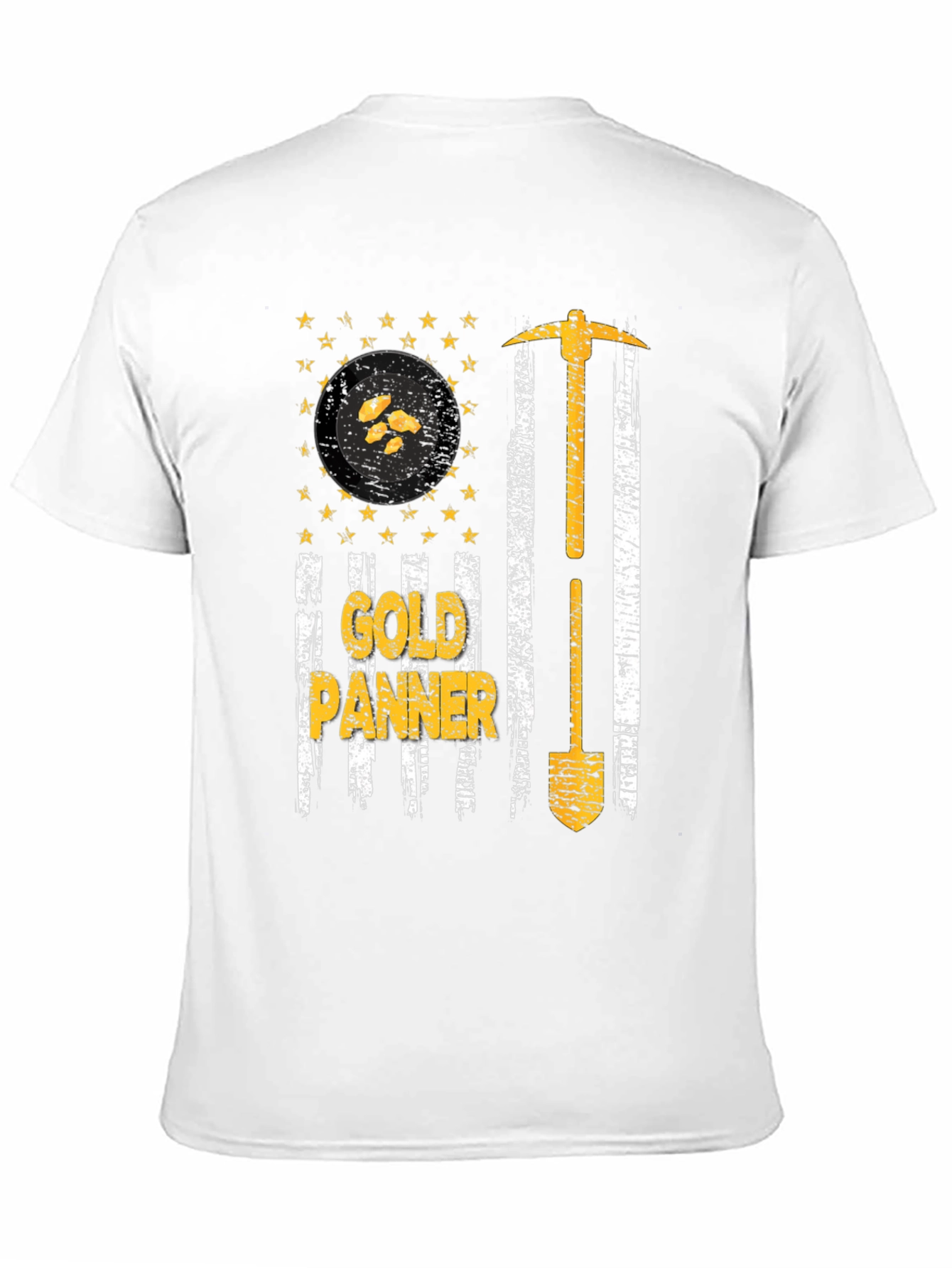 Gold Panner USA Flag T-Shirt