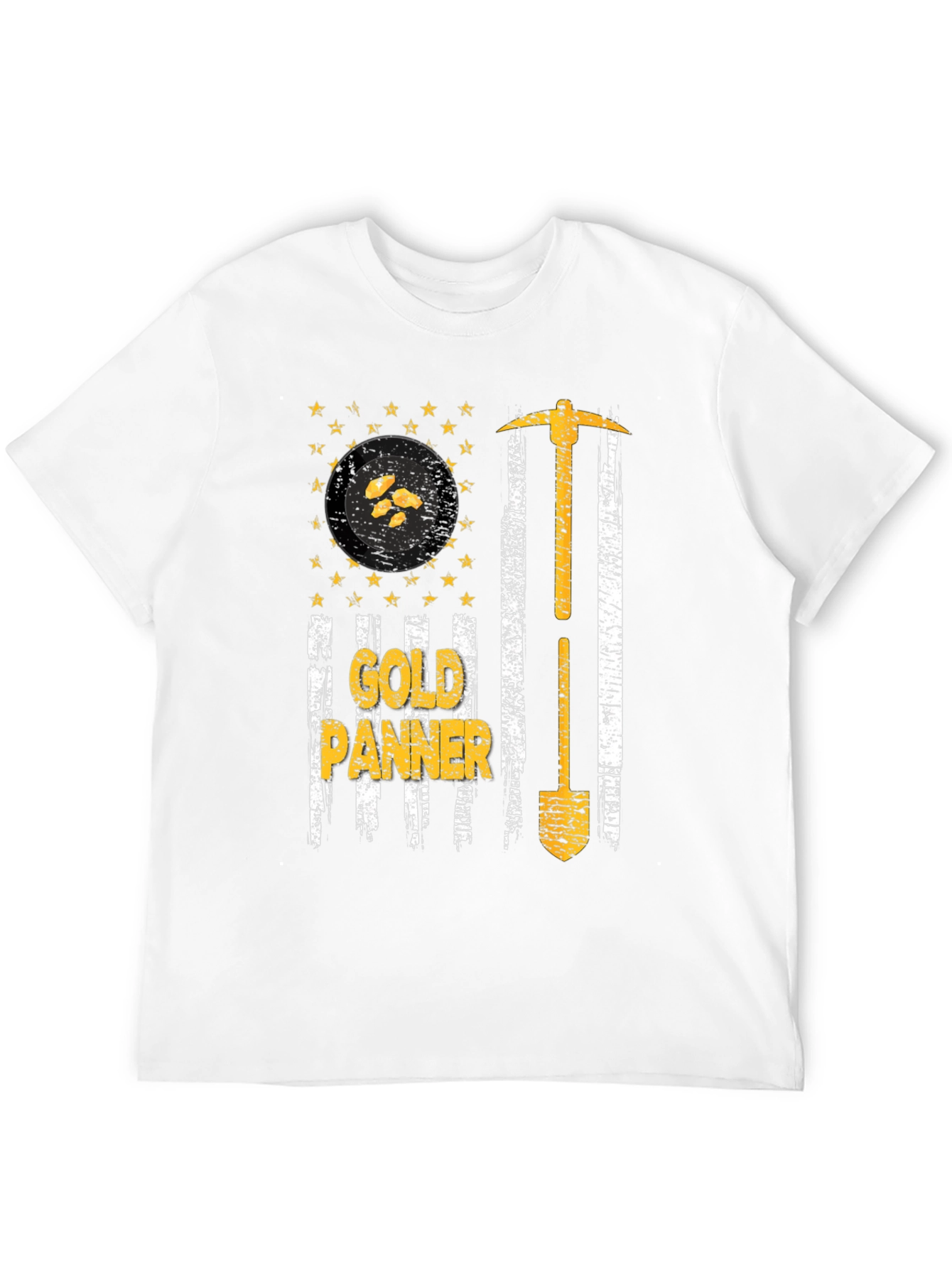 Gold Panner USA Flag T-Shirt