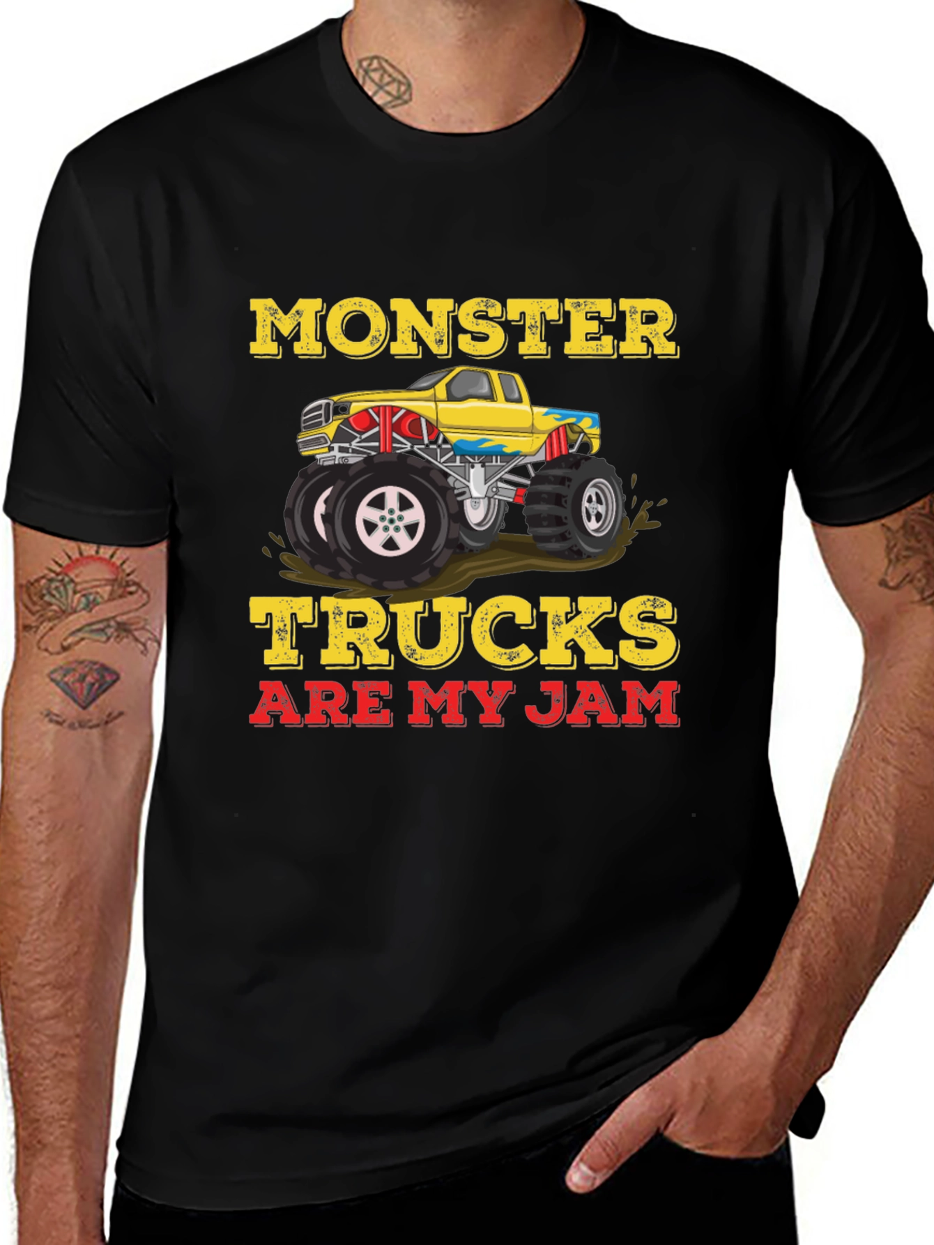Monster Trucks Are My Jam Graphic T-Shirt