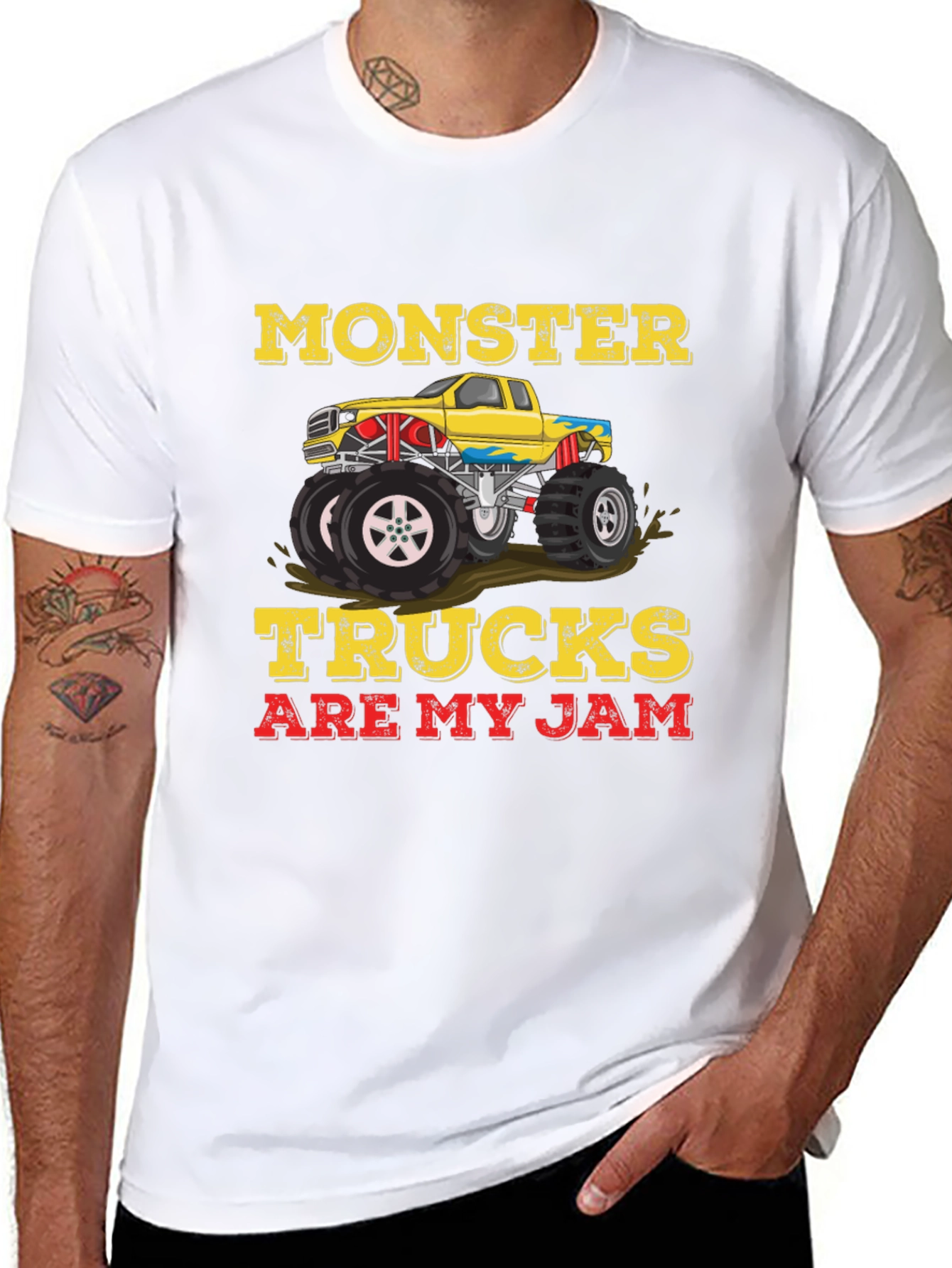 Monster Trucks Are My Jam Graphic T-Shirt