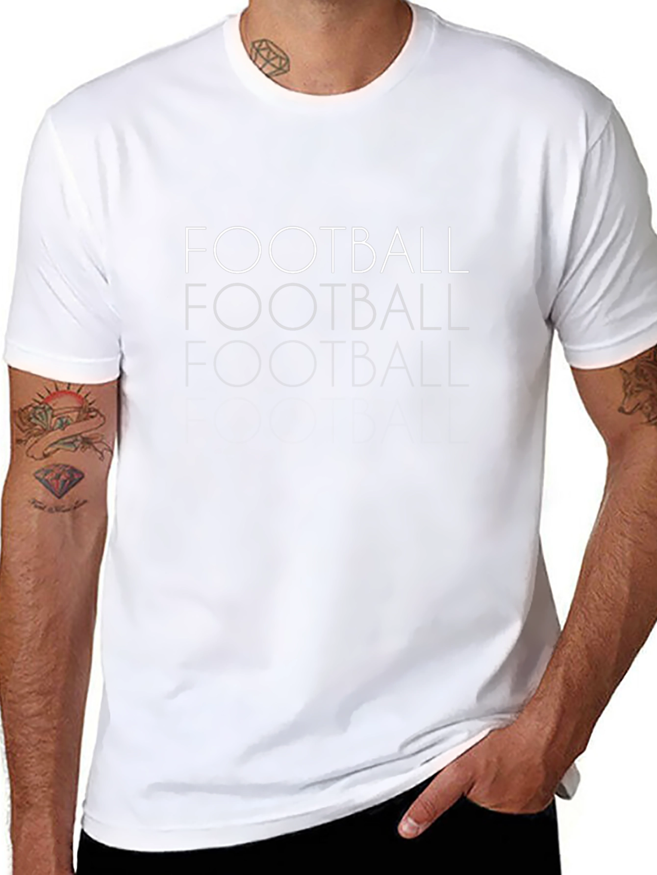 Football Graphic Tee - Stylish Casual Wear