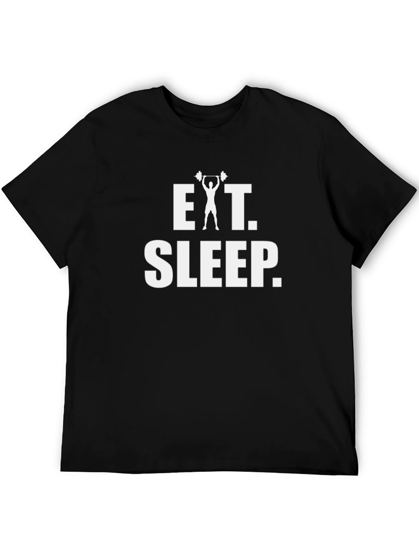 Eat Sleep Gym T-Shirt - Weightlifting Graphic Tee