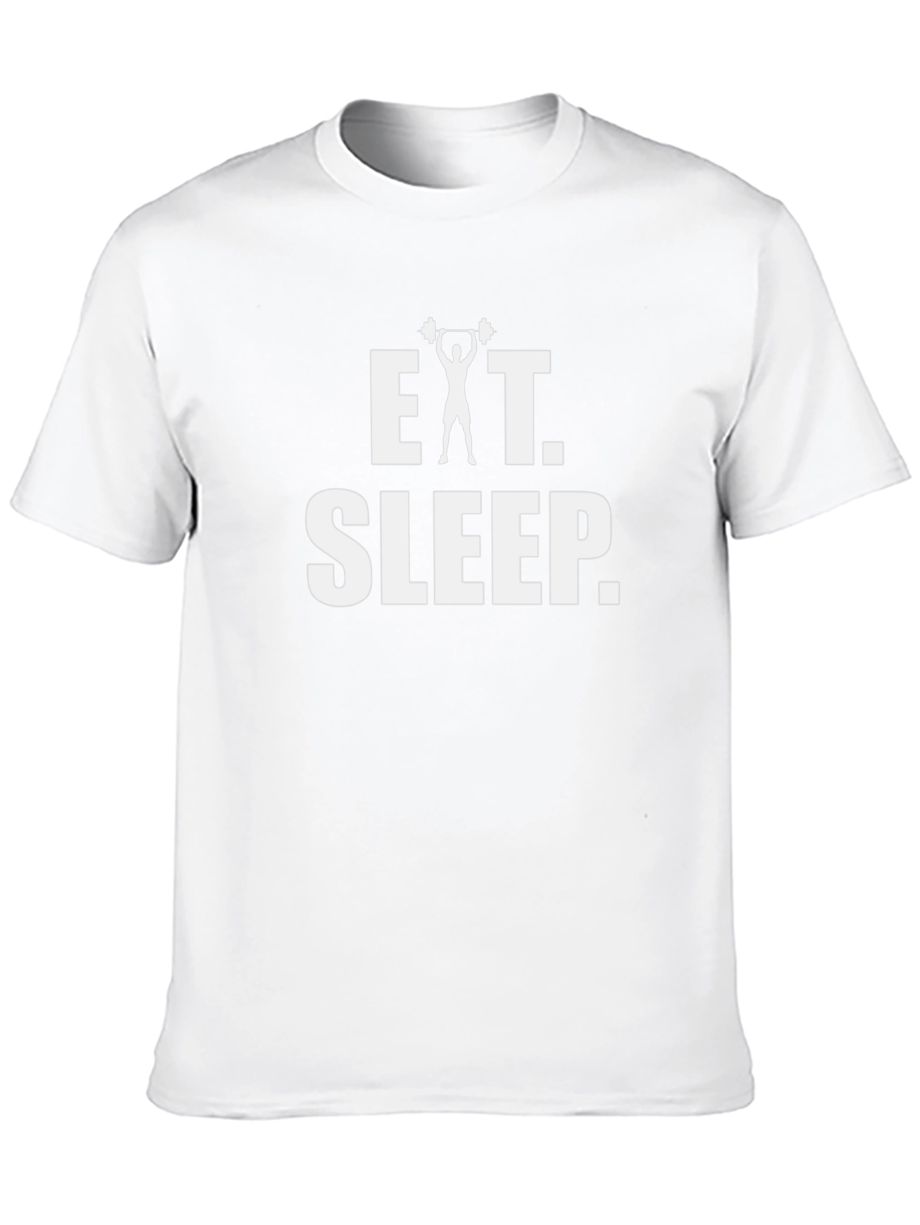 Eat Sleep Gym T-Shirt - Weightlifting Graphic Tee