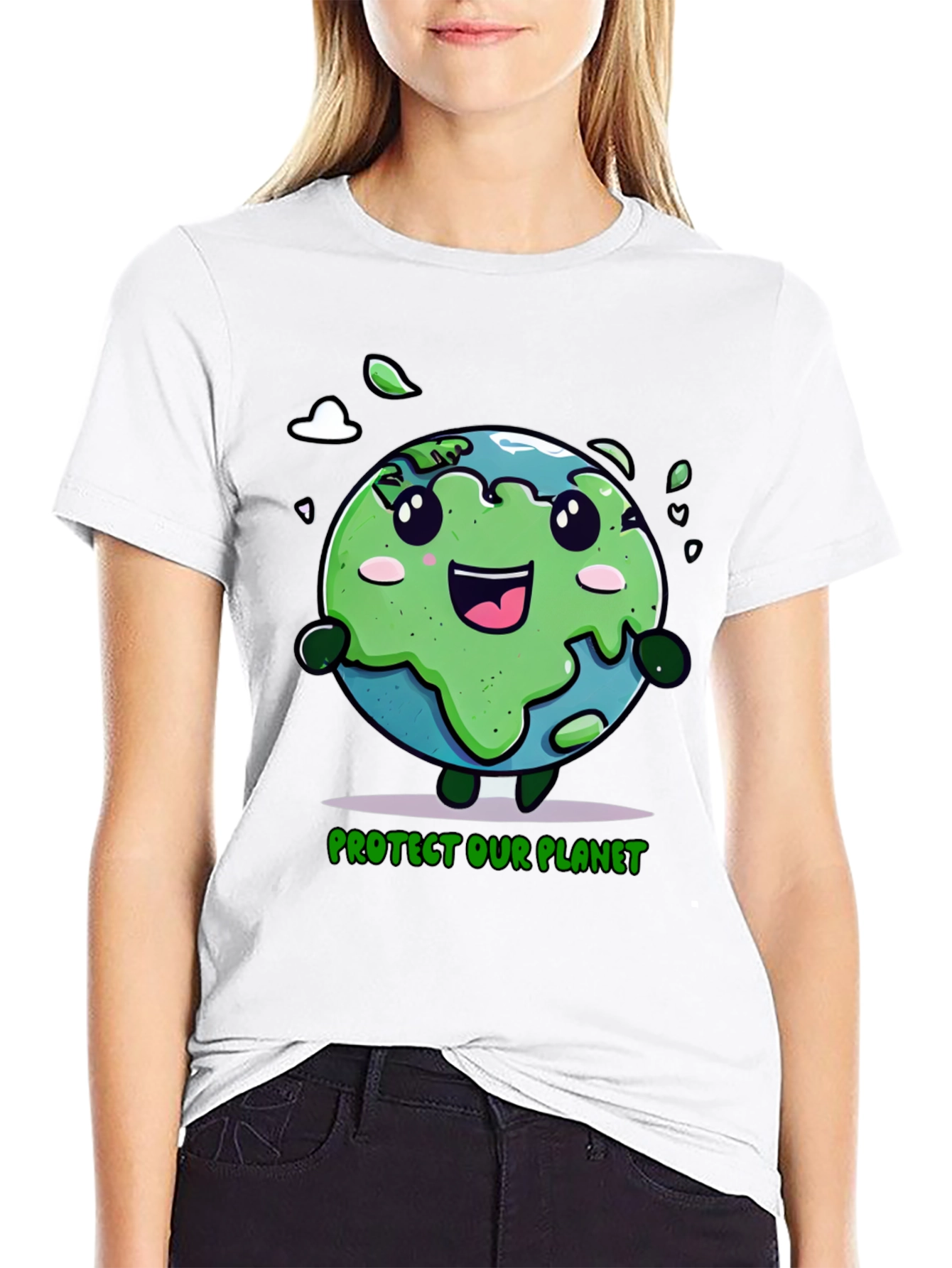 Protect Our Planet Earth Cartoon T-Shirt