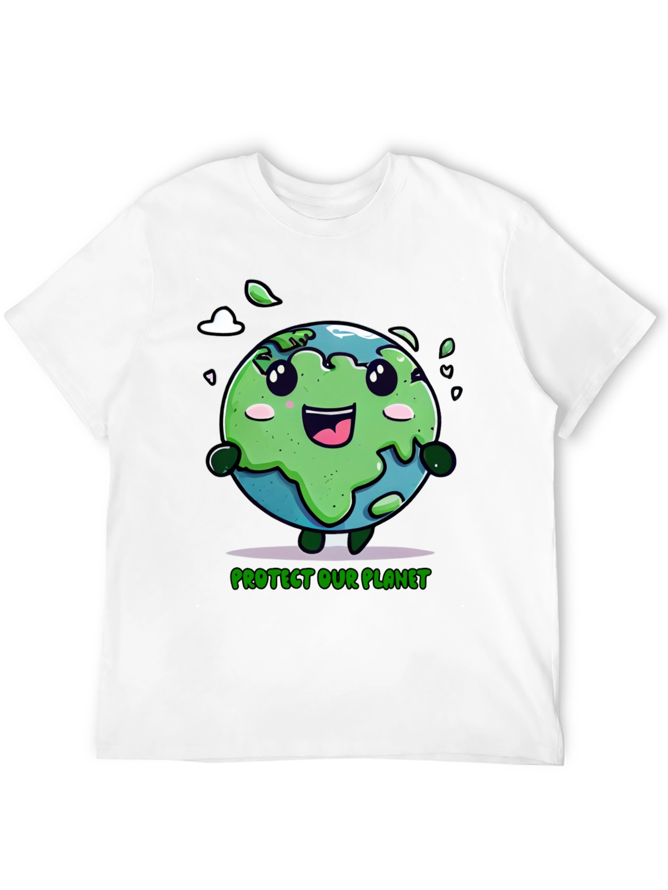 Protect Our Planet Earth Cartoon T-Shirt