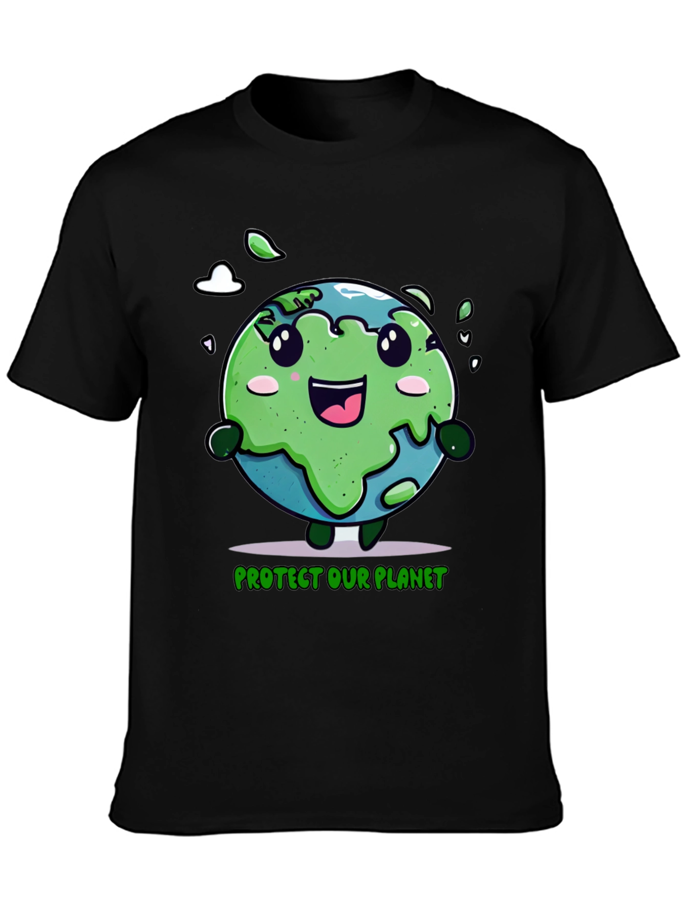 Protect Our Planet Earth Cartoon T-Shirt