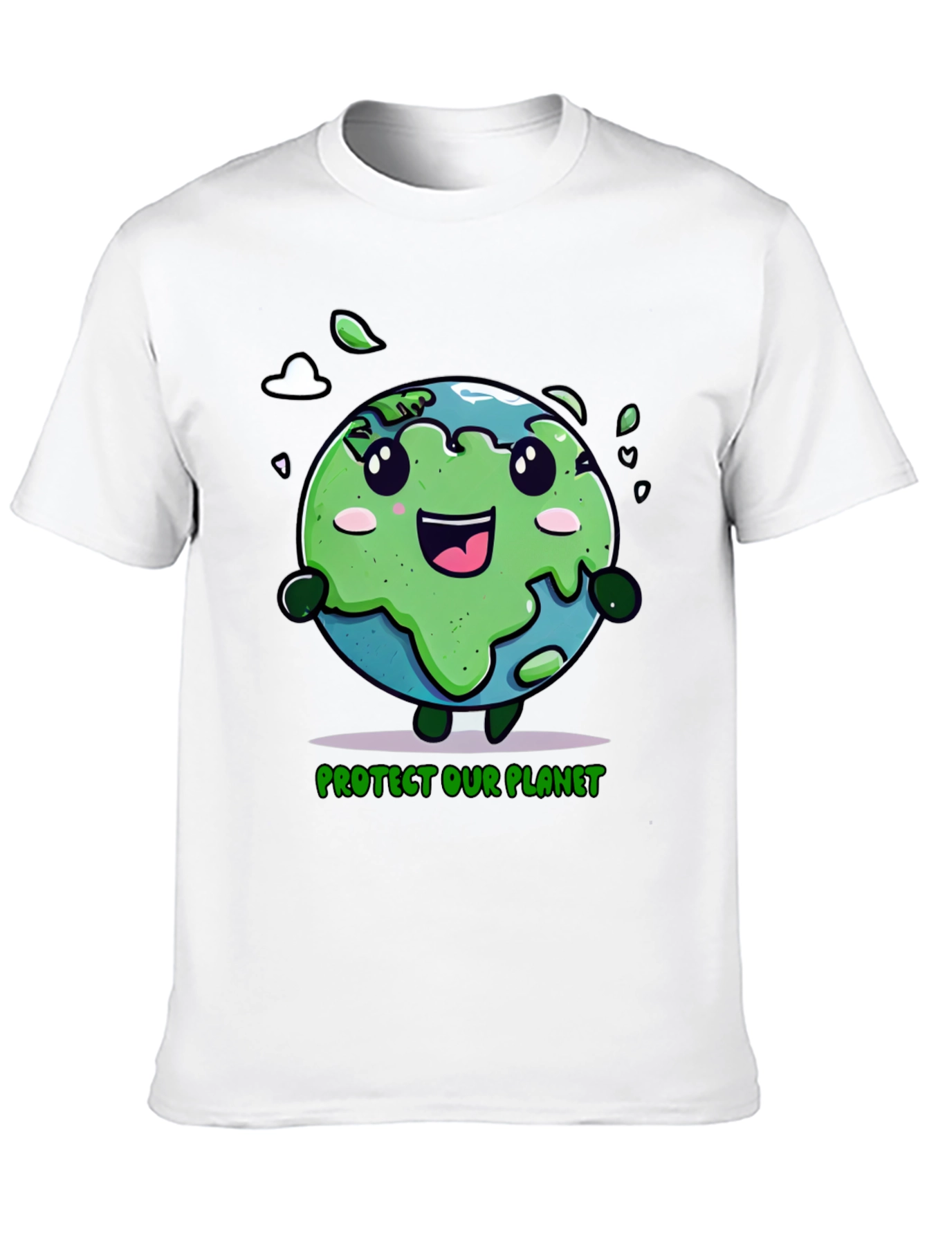 Protect Our Planet Earth Cartoon T-Shirt