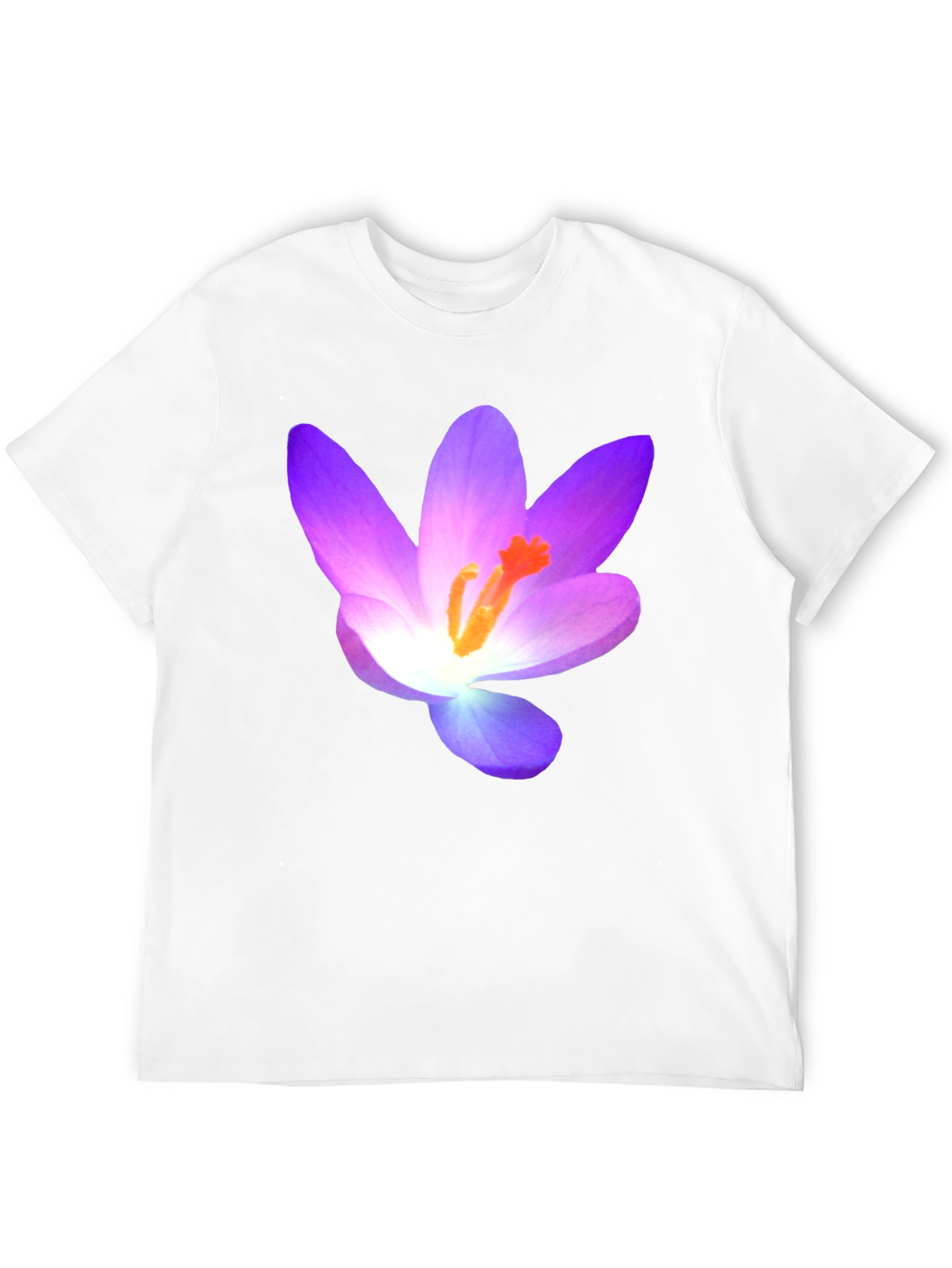 Floral T-Shirt - Crocus Design