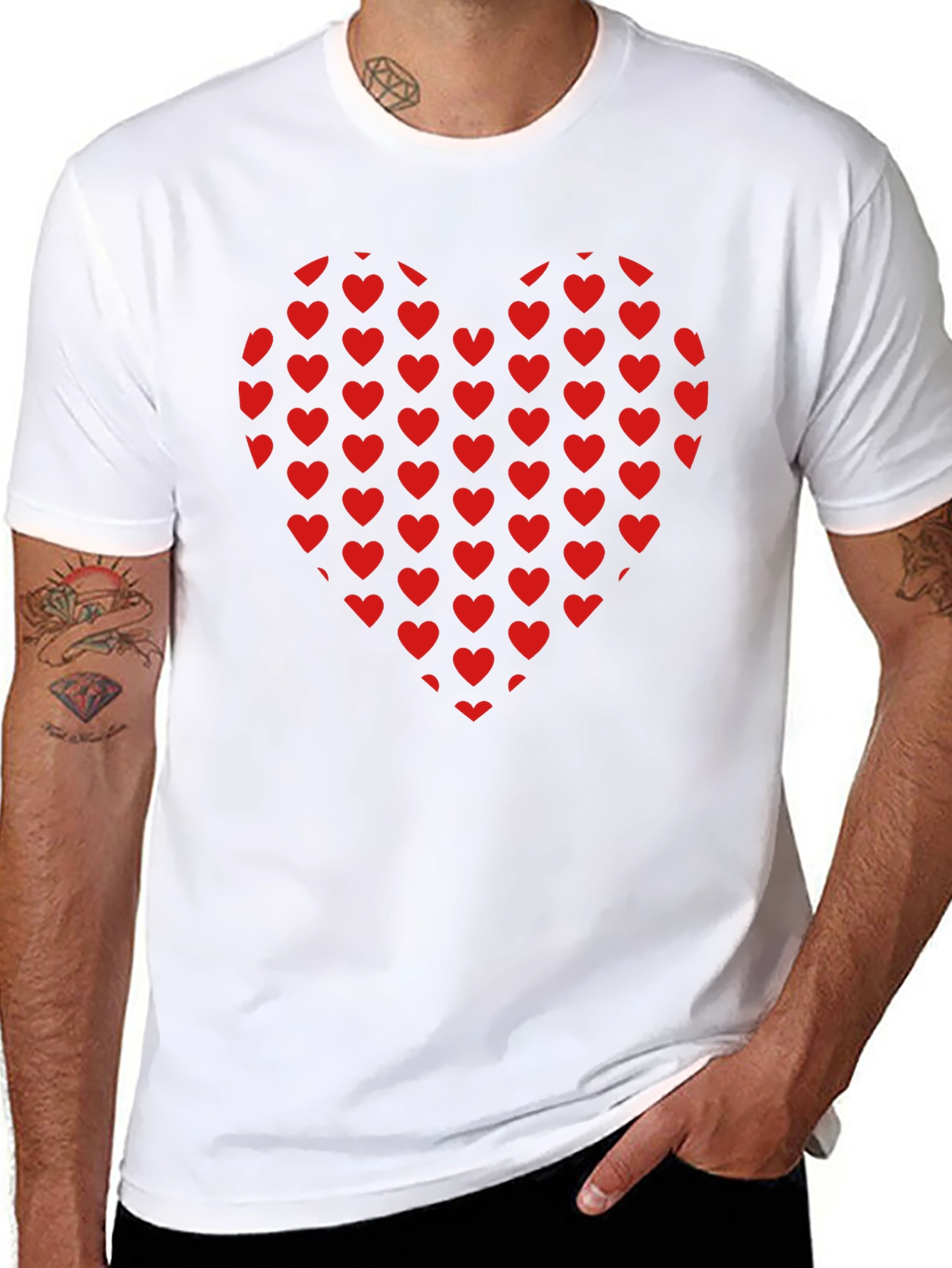 Heart Filled Valentines Day T-Shirt