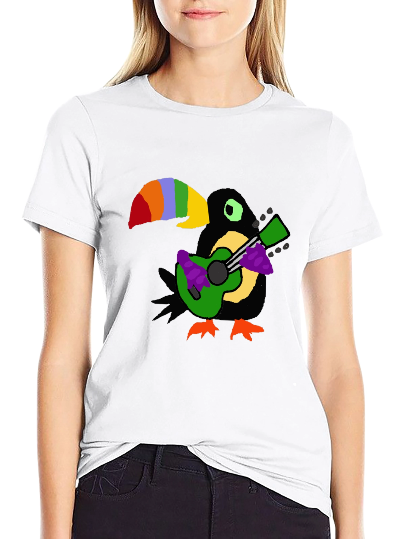 Toucan Guitar Player T-Shirt