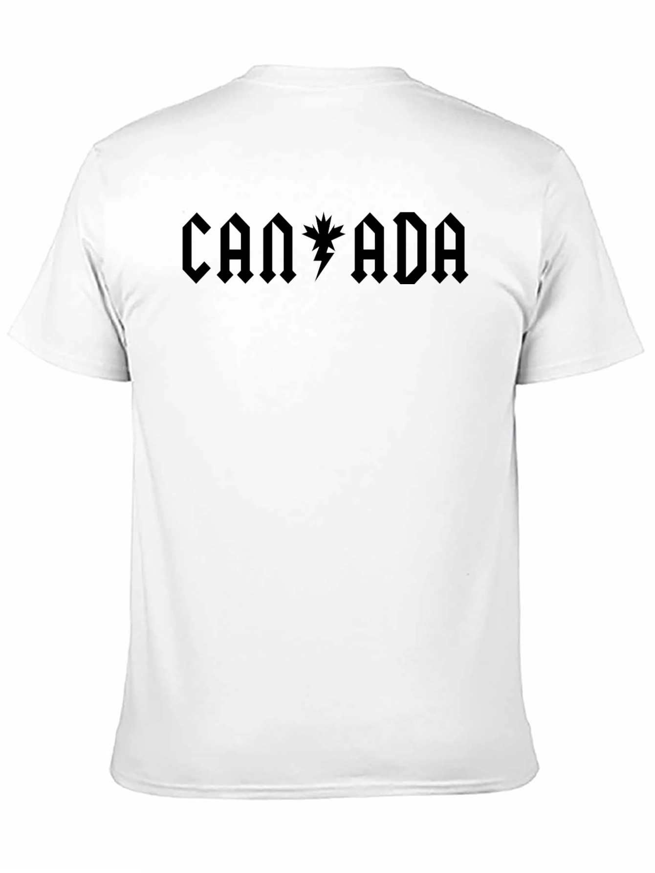 Canada AC DC Inspired Black T-Shirt