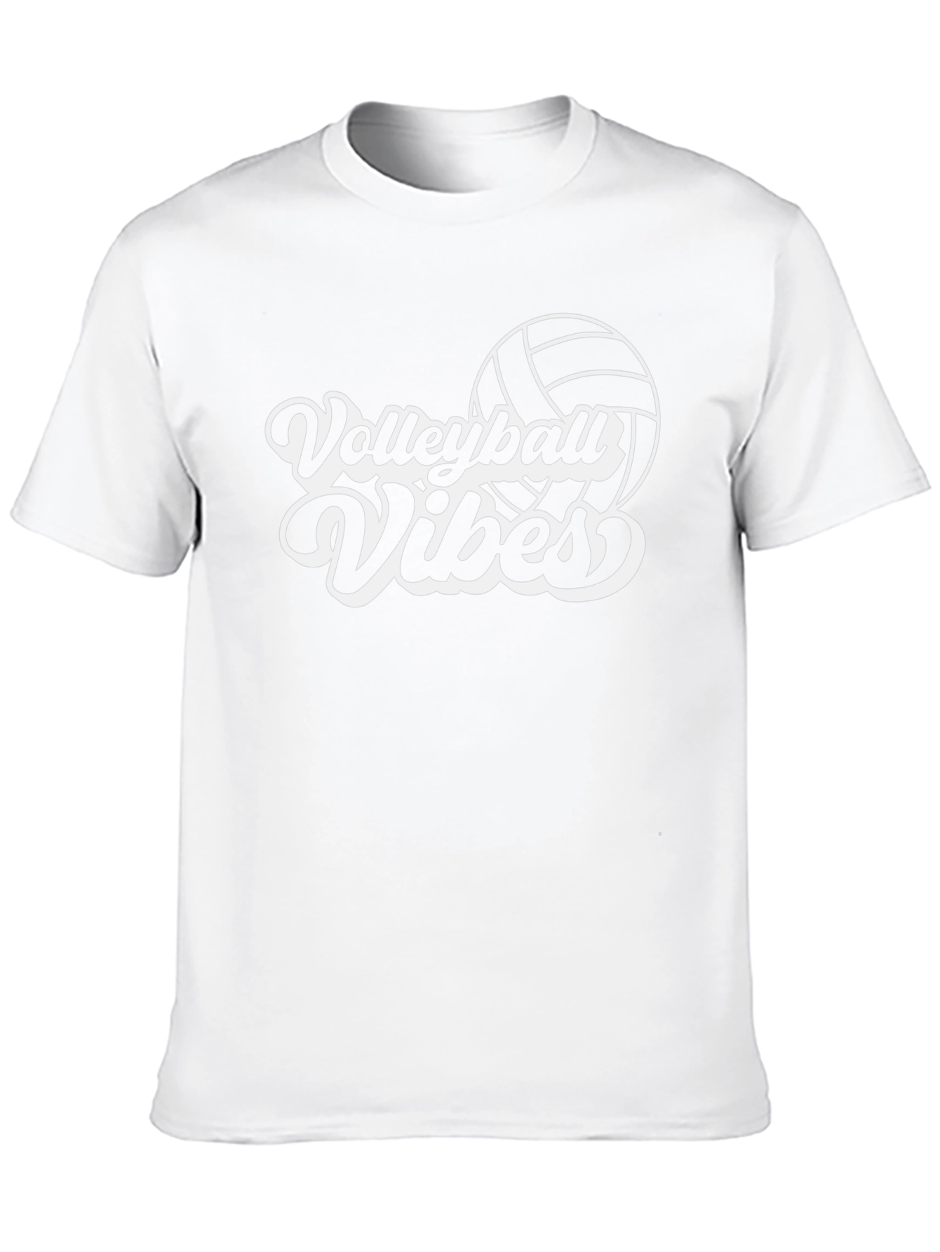 Volleyball Vibes Graphic T-Shirt - Black