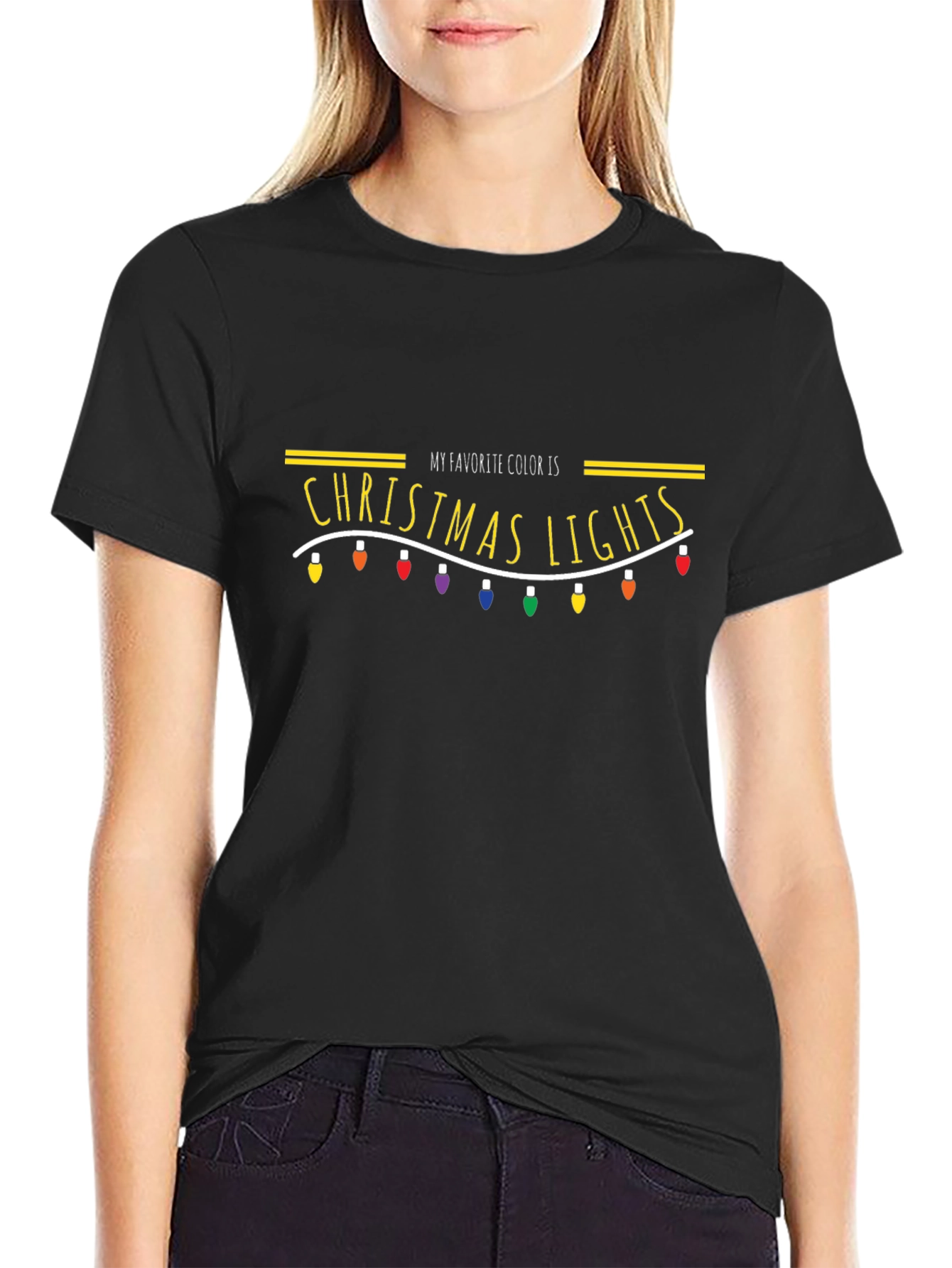 Christmas Lights Graphic Tee