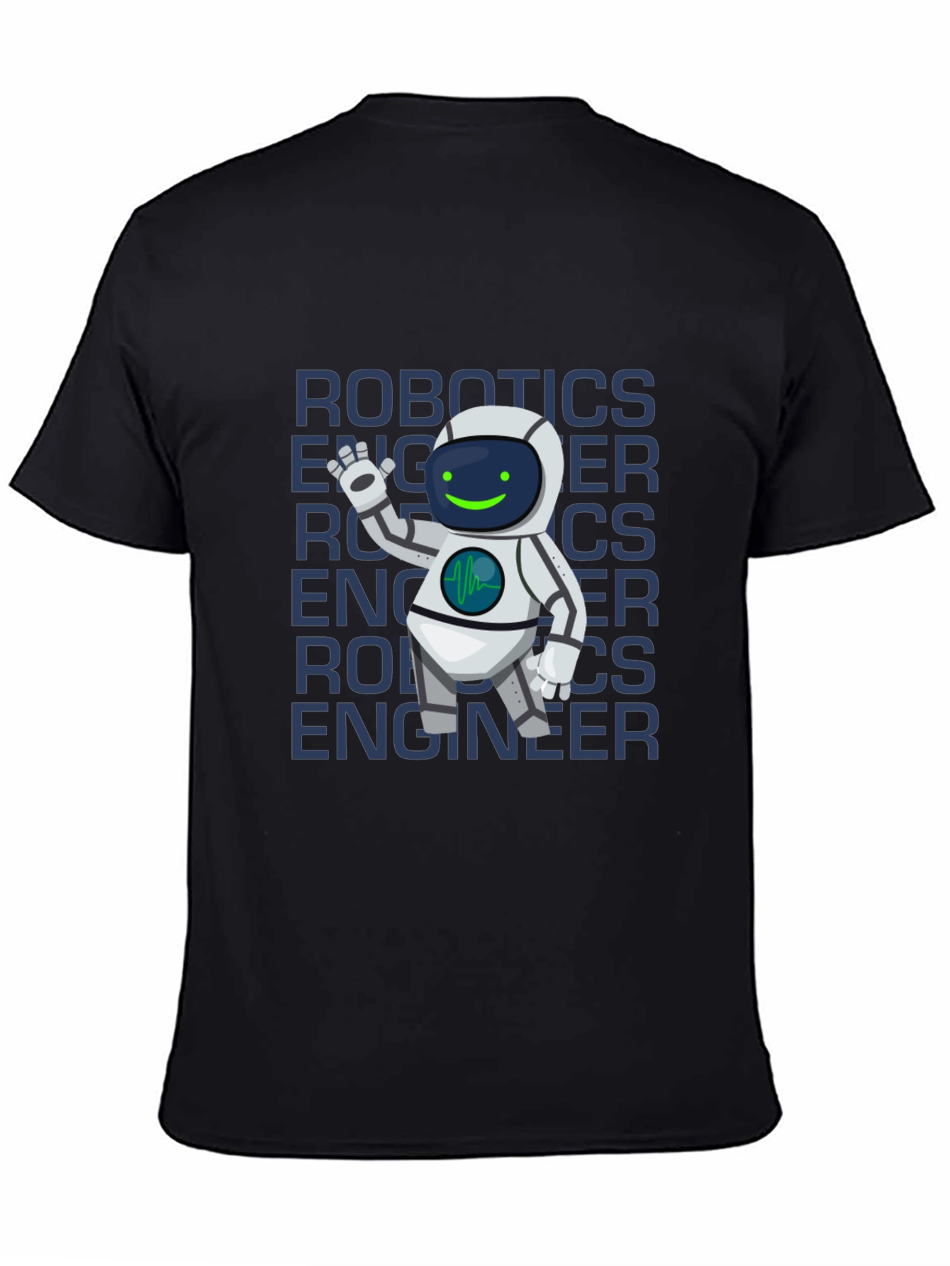 Robotics Engineer T-Shirt - Cartoon Robot Design