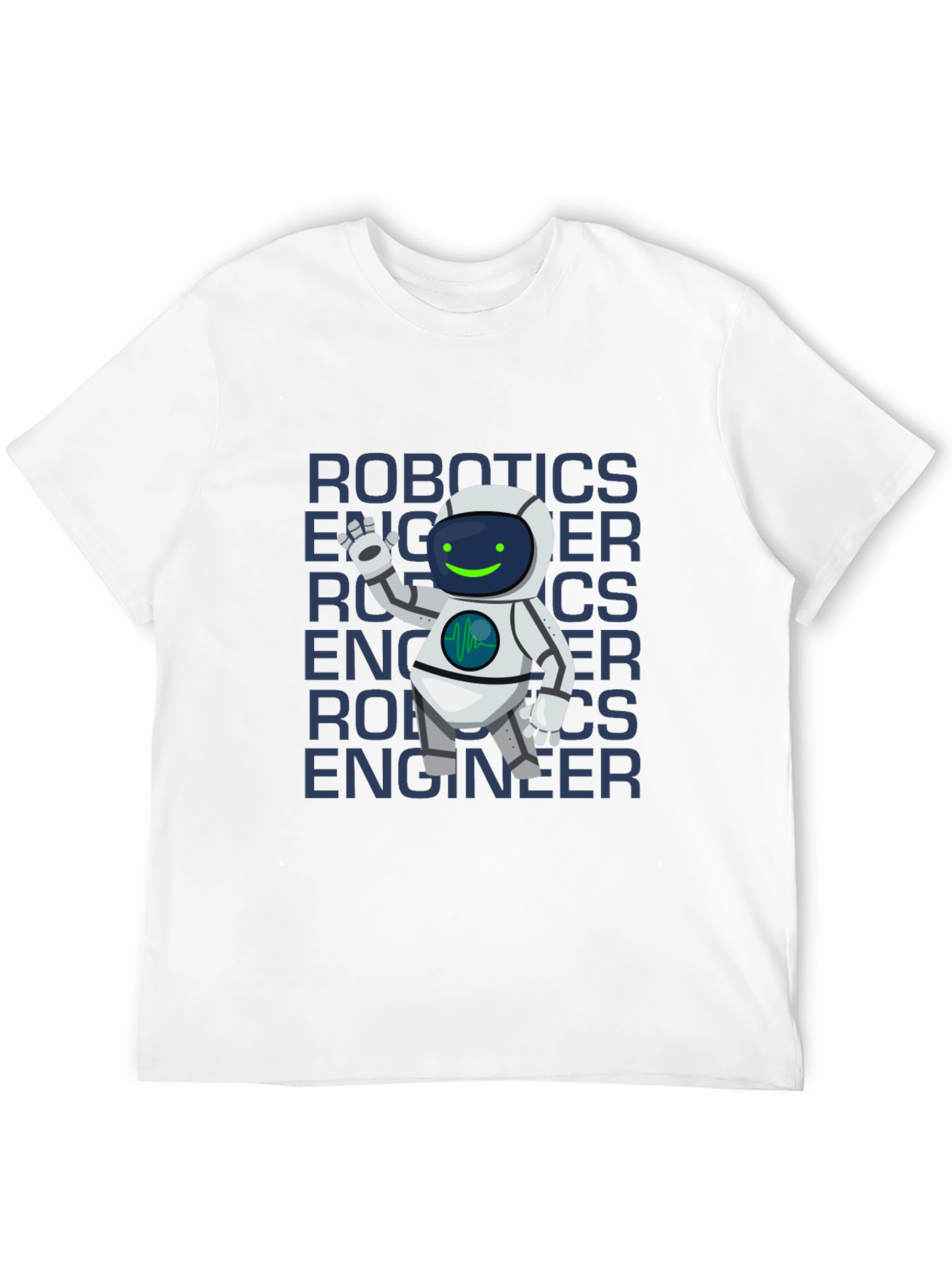 Robotics Engineer T-Shirt - Cartoon Robot Design