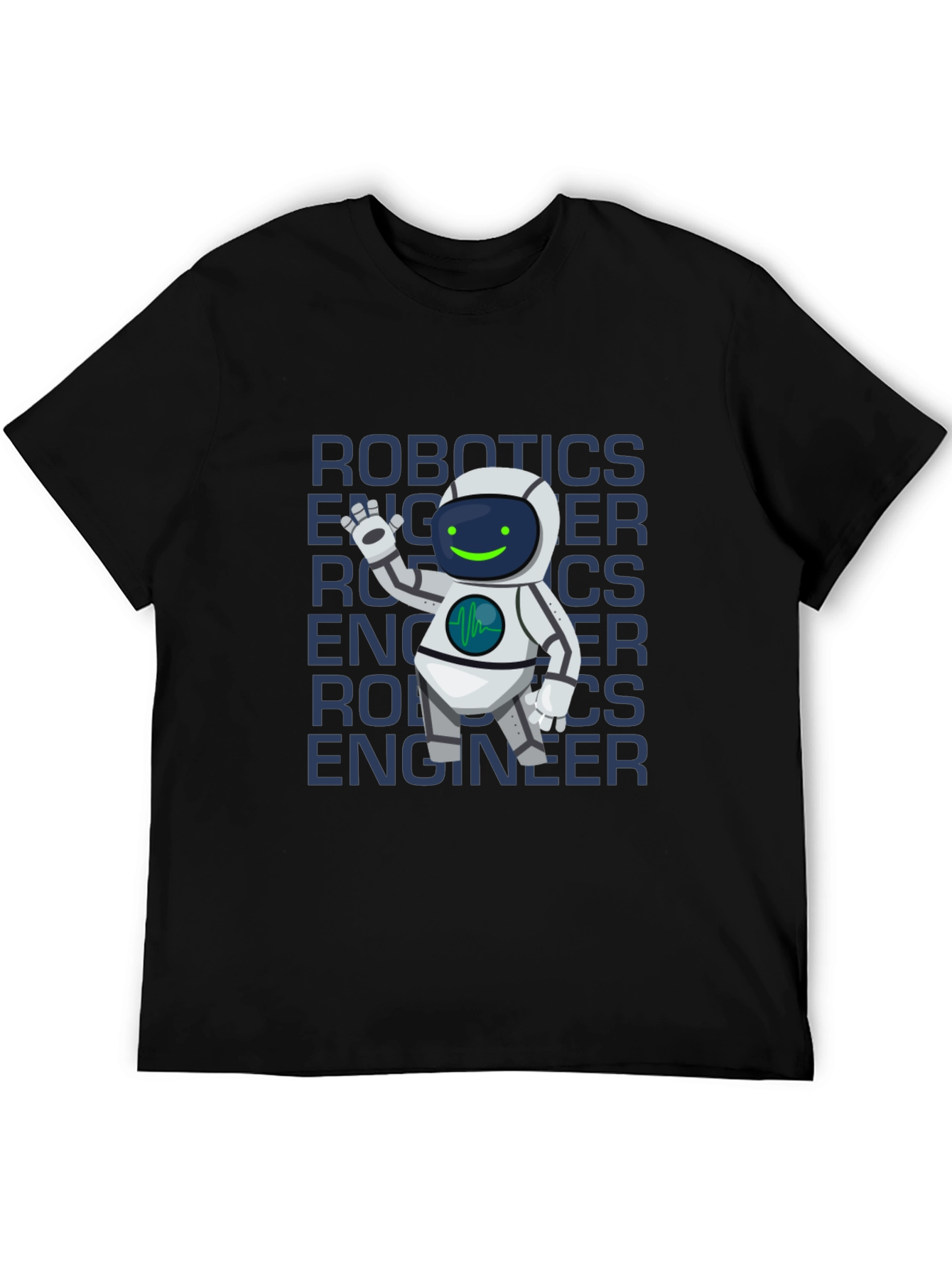 Robotics Engineer T-Shirt - Cartoon Robot Design