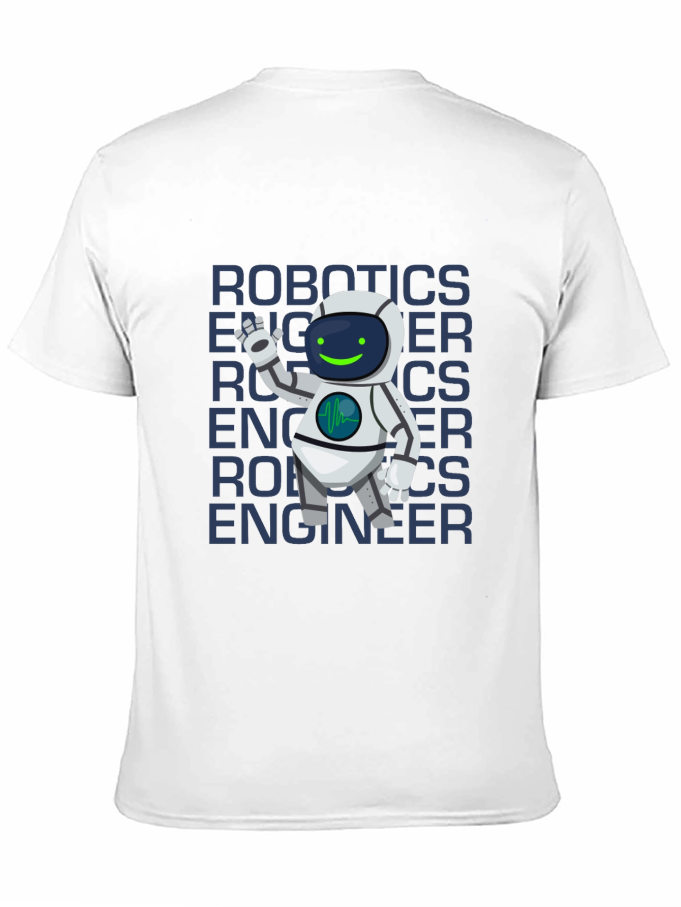 Robotics Engineer T-Shirt - Cartoon Robot Design