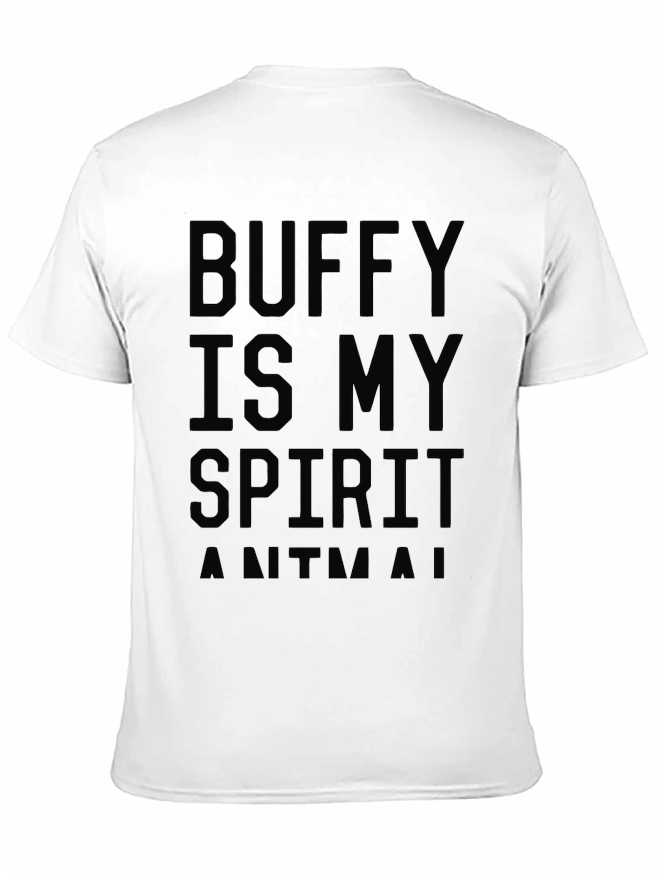 Buffy Spirit Animal Black T-Shirt